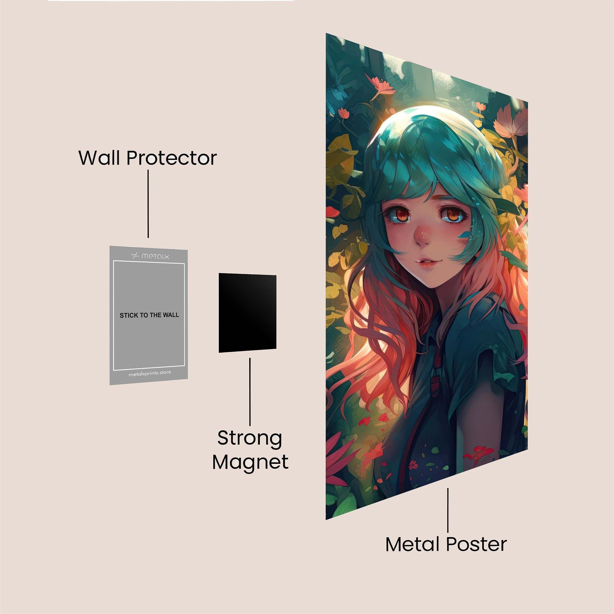 Fairy Whimsy Safe Wall Magnetic / M