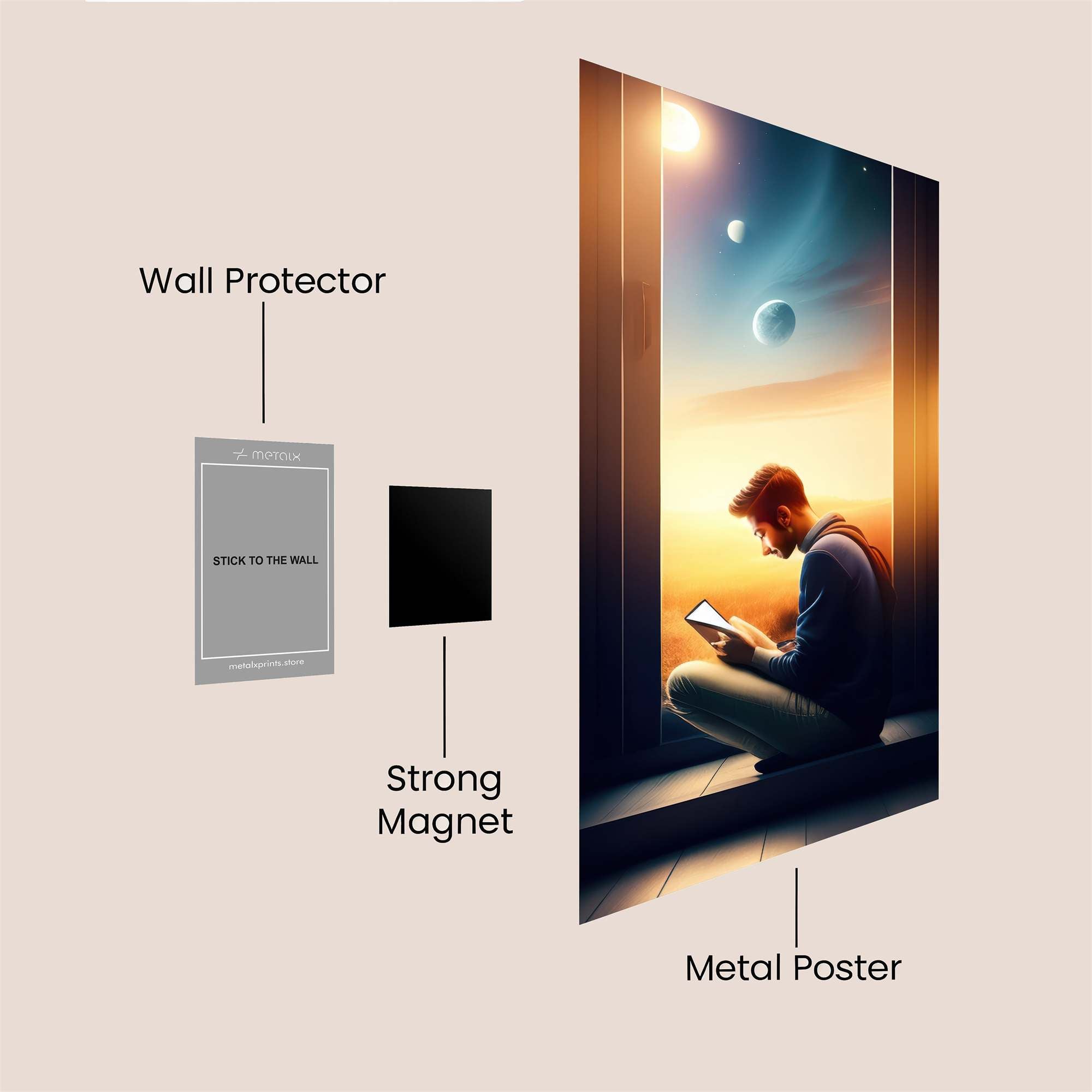 Cosmic Serenity Safe Wall Magnetic / M
