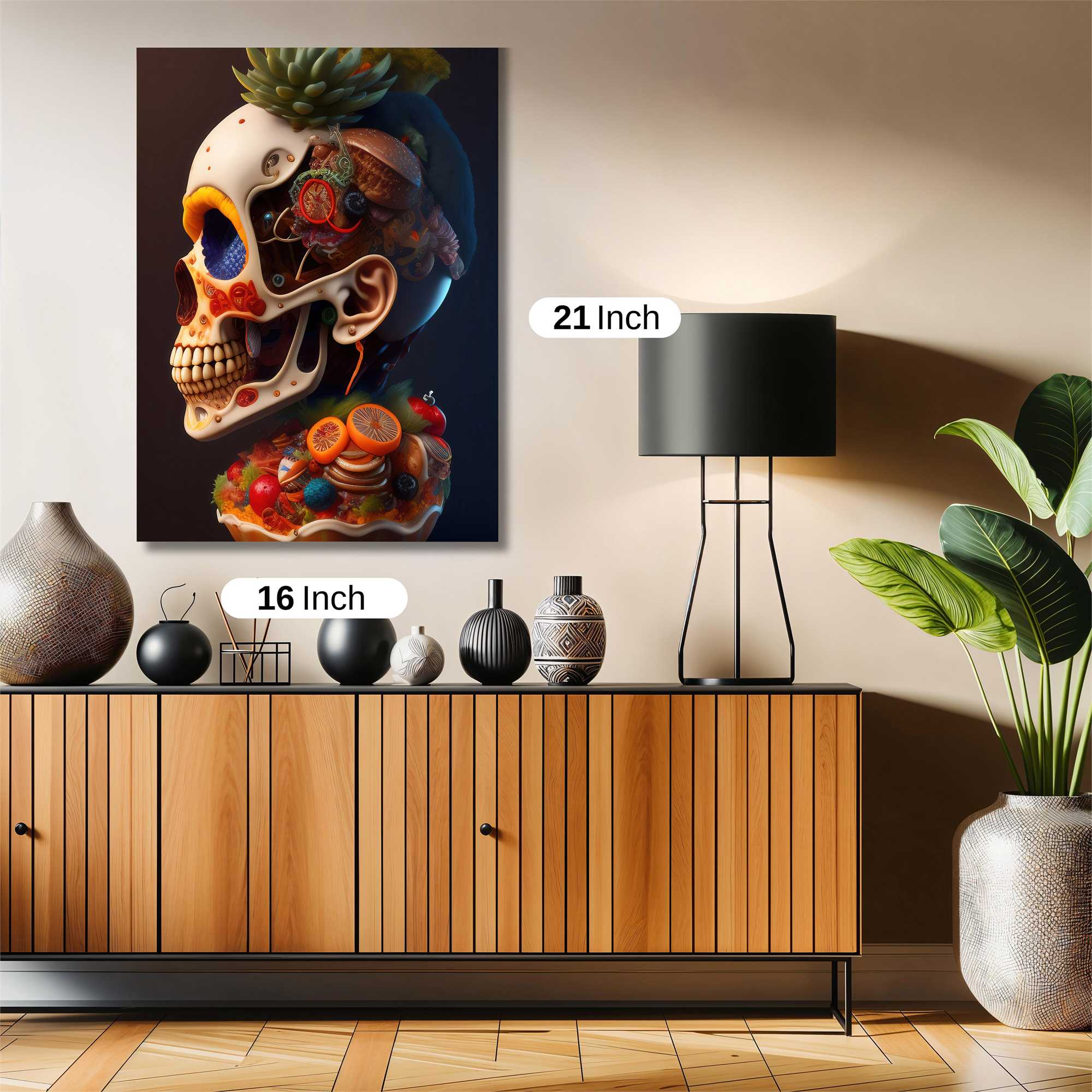 Skull Fiesta Safe Wall Magnetic / M