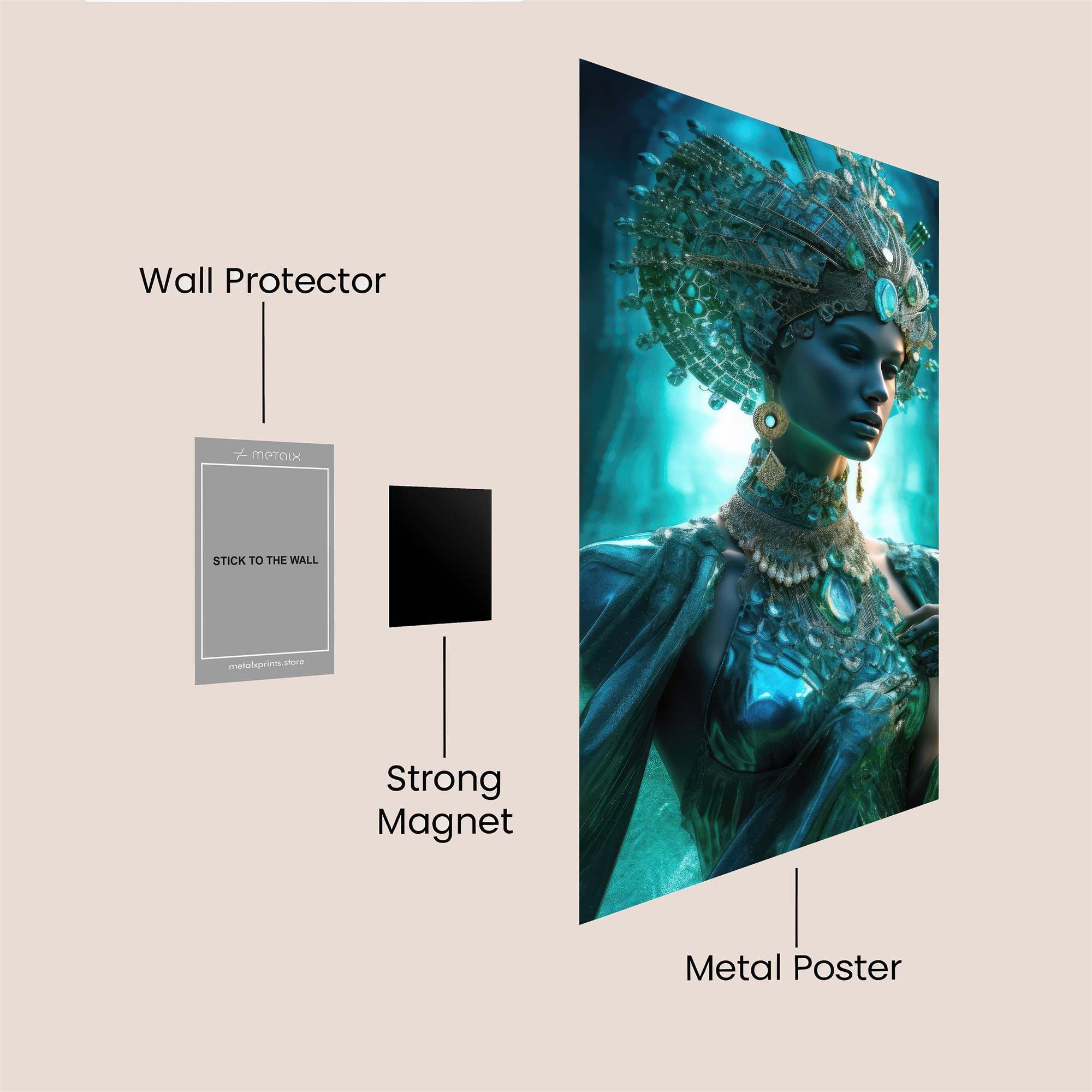 Aqua Enchantress Safe Wall Magnetic / M
