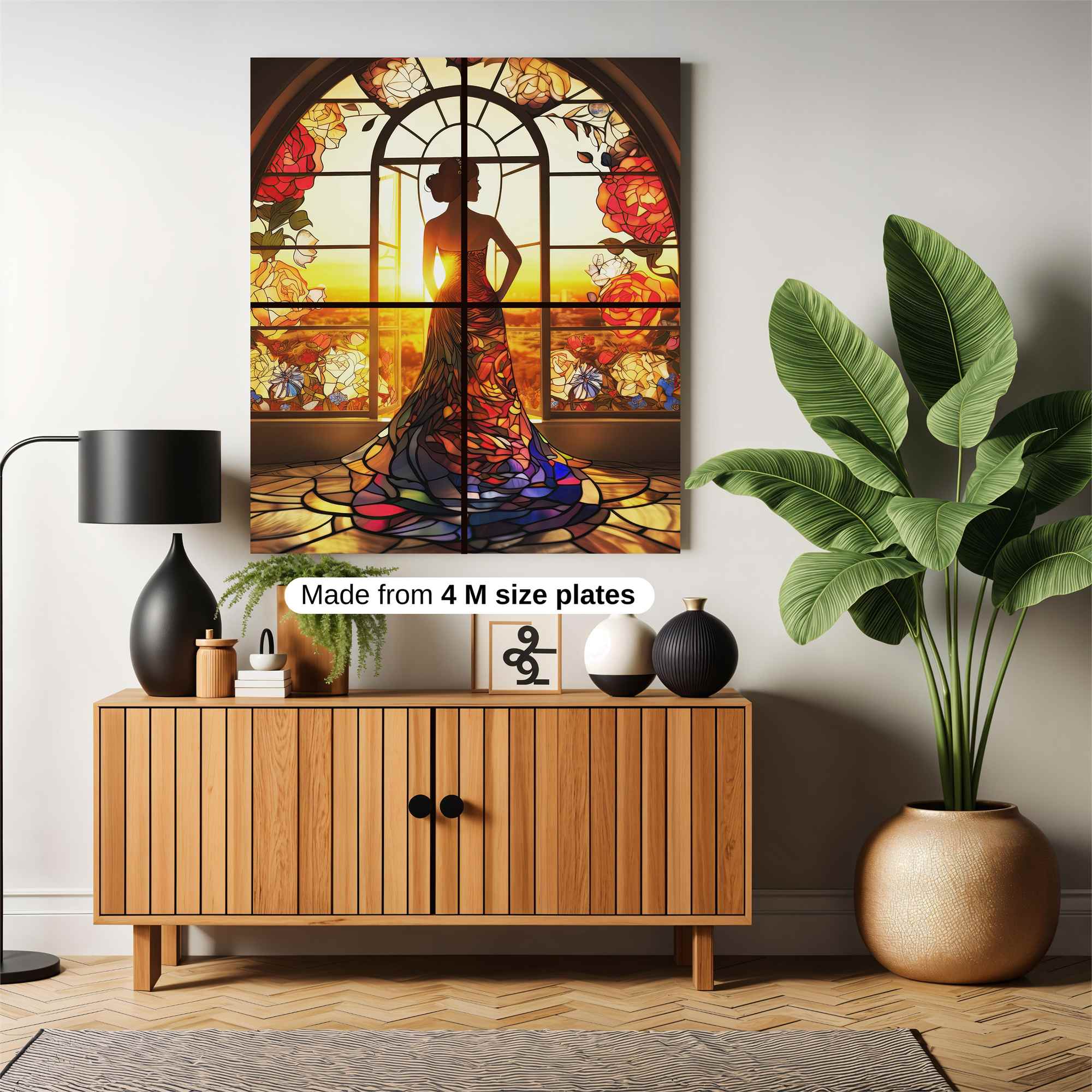 Sunset Silhouette Safe Wall Magnetic / M