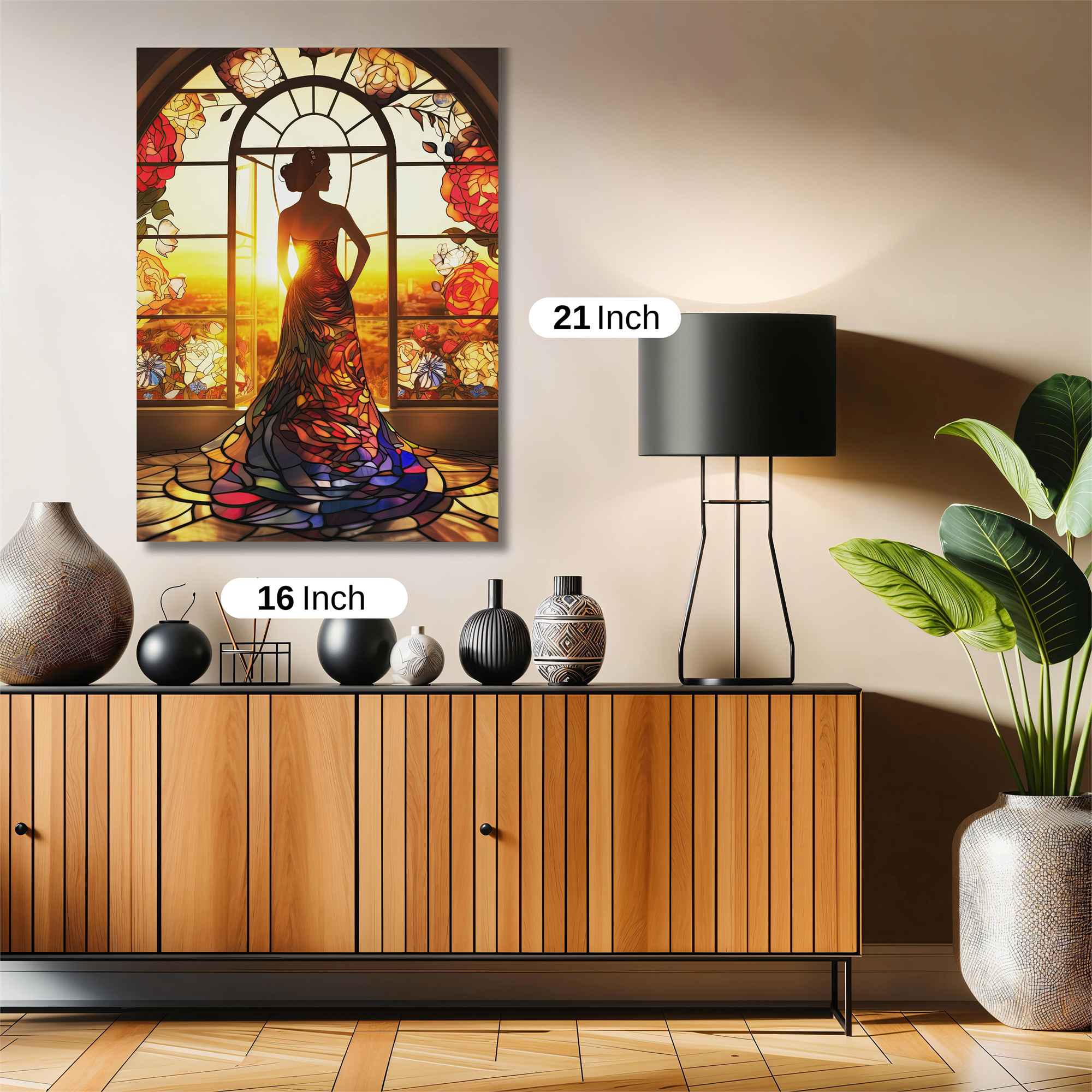 Sunset Silhouette Safe Wall Magnetic / M