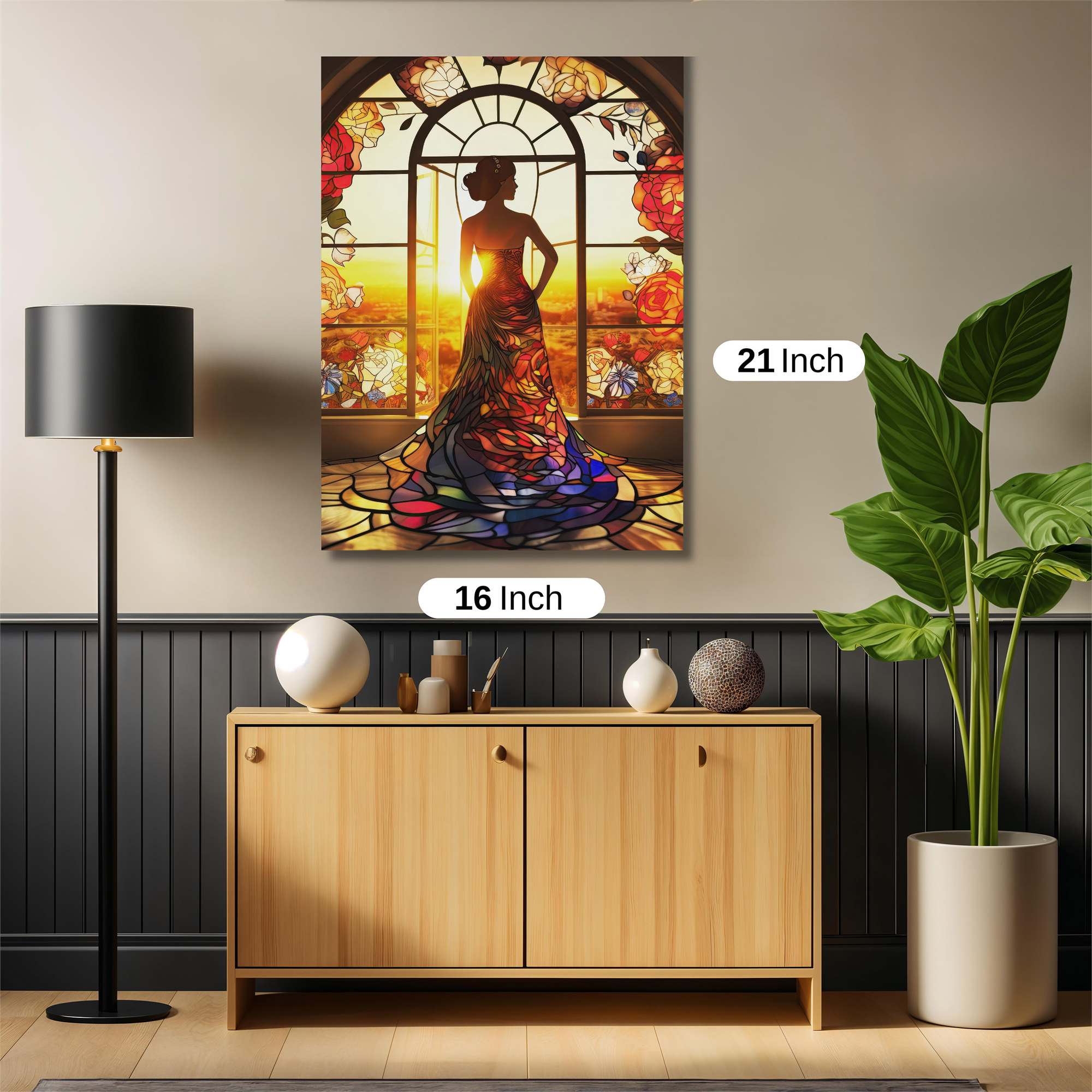 Sunset Silhouette Safe Wall Magnetic / M