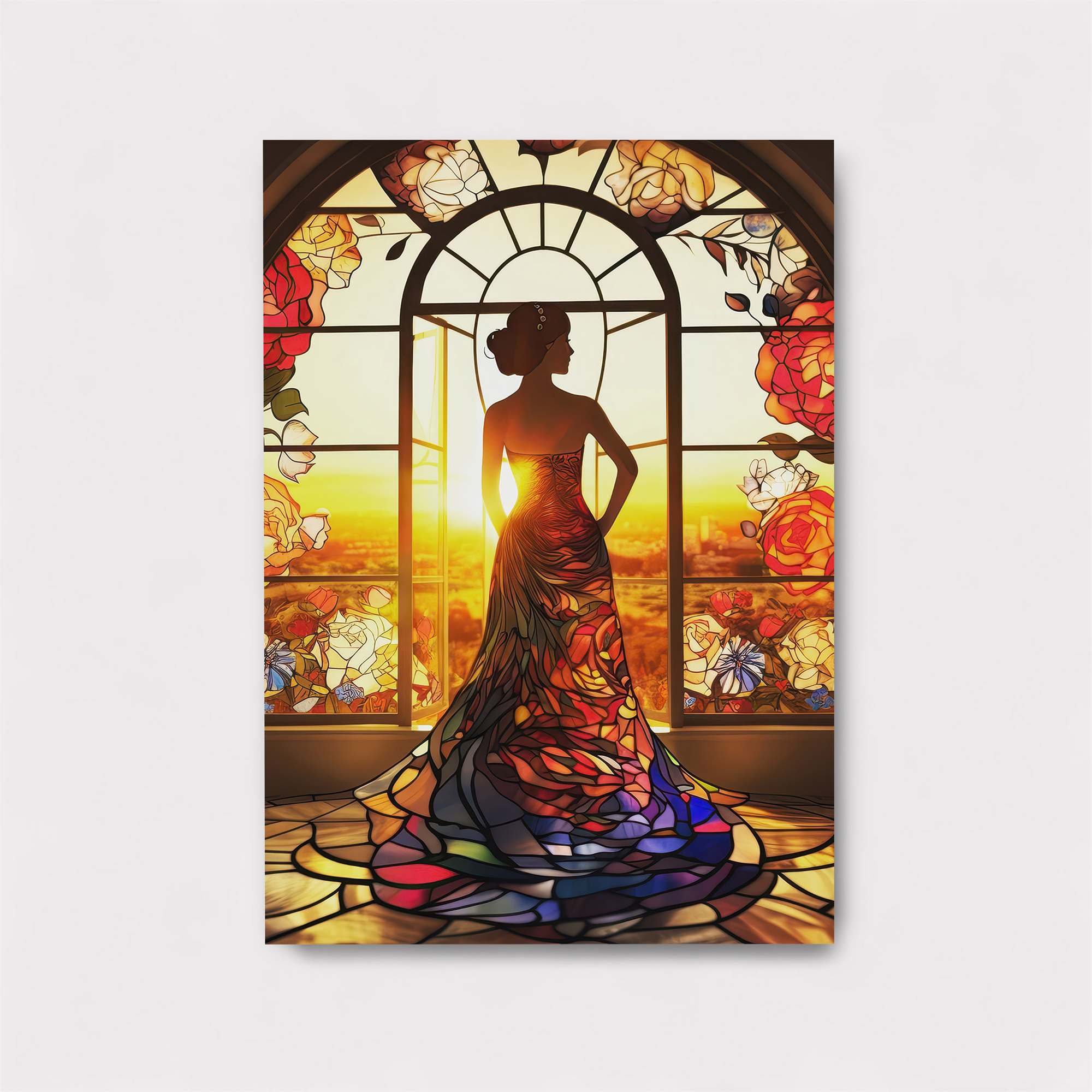 Sunset Silhouette Safe Wall Magnetic / M