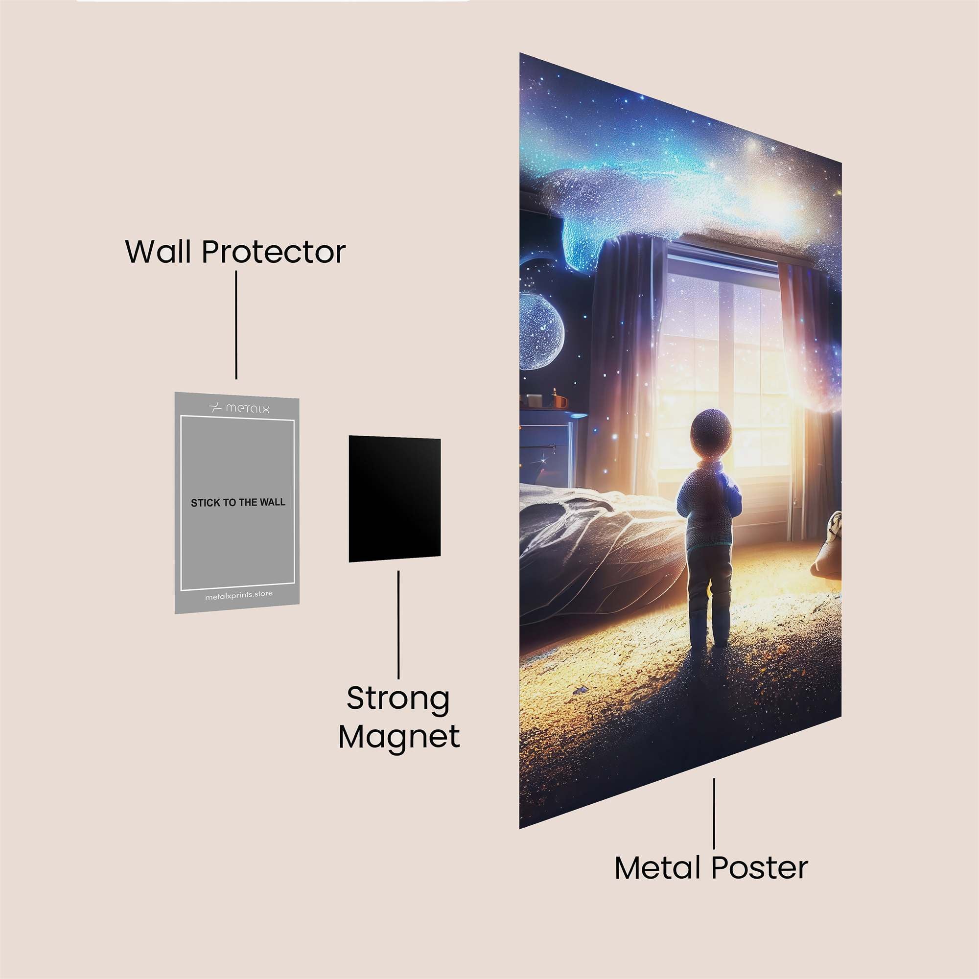 Child Wonder Safe Wall Magnetic / M