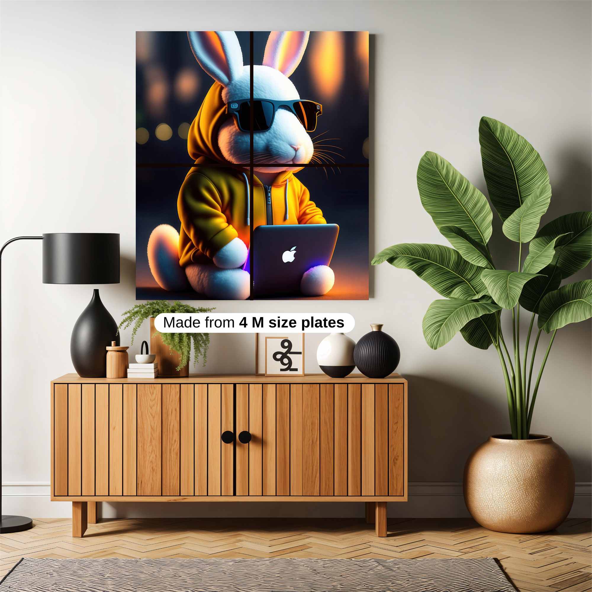 Bunny Hacker Safe Wall Magnetic / M