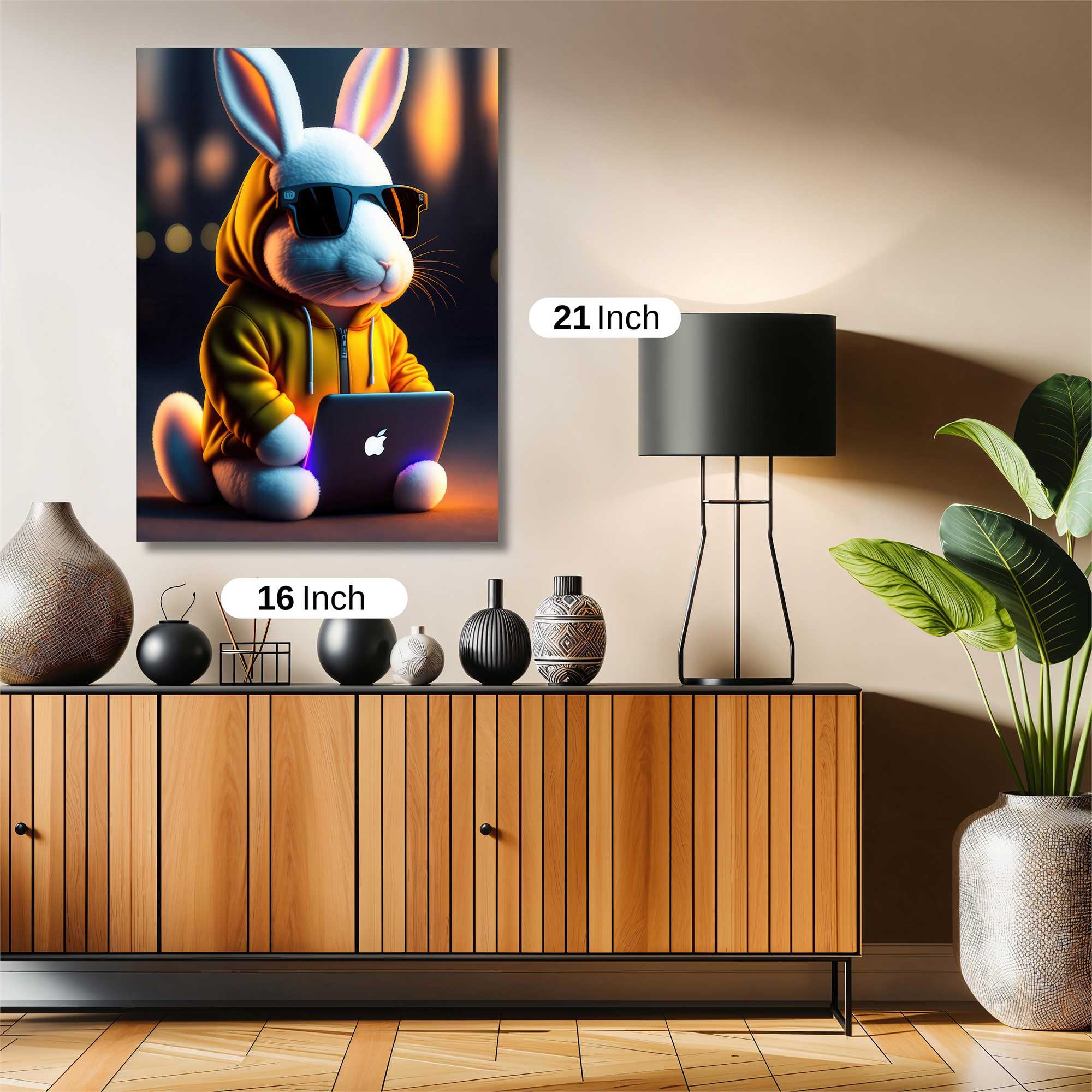 Bunny Hacker Safe Wall Magnetic / M
