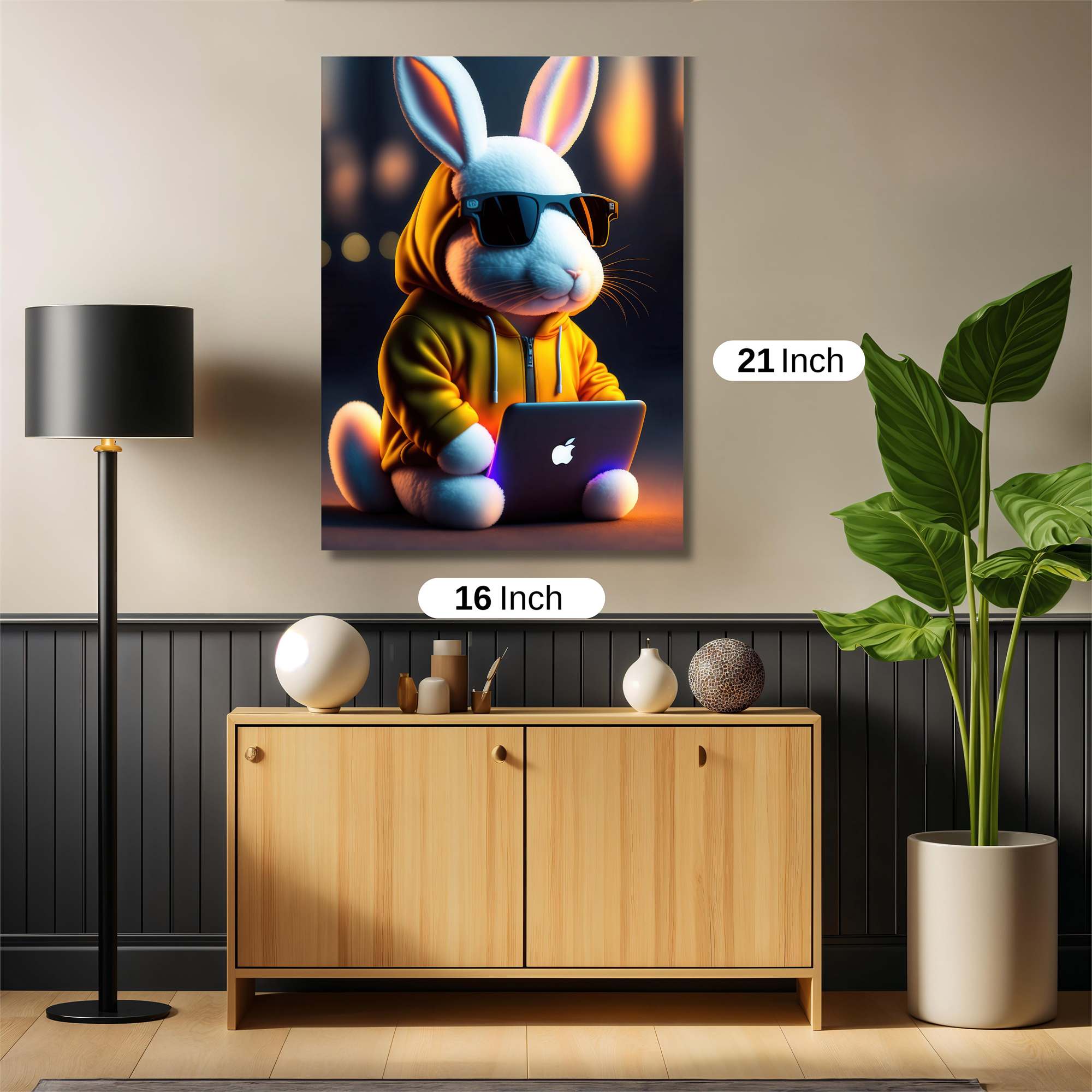 Bunny Hacker Safe Wall Magnetic / M