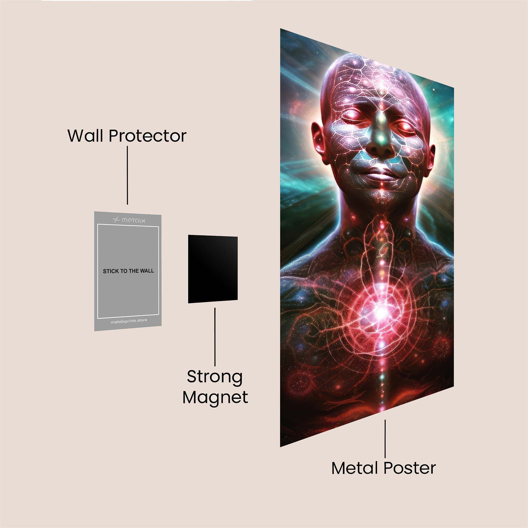 Cosmic Serenity Safe Wall Magnetic / M