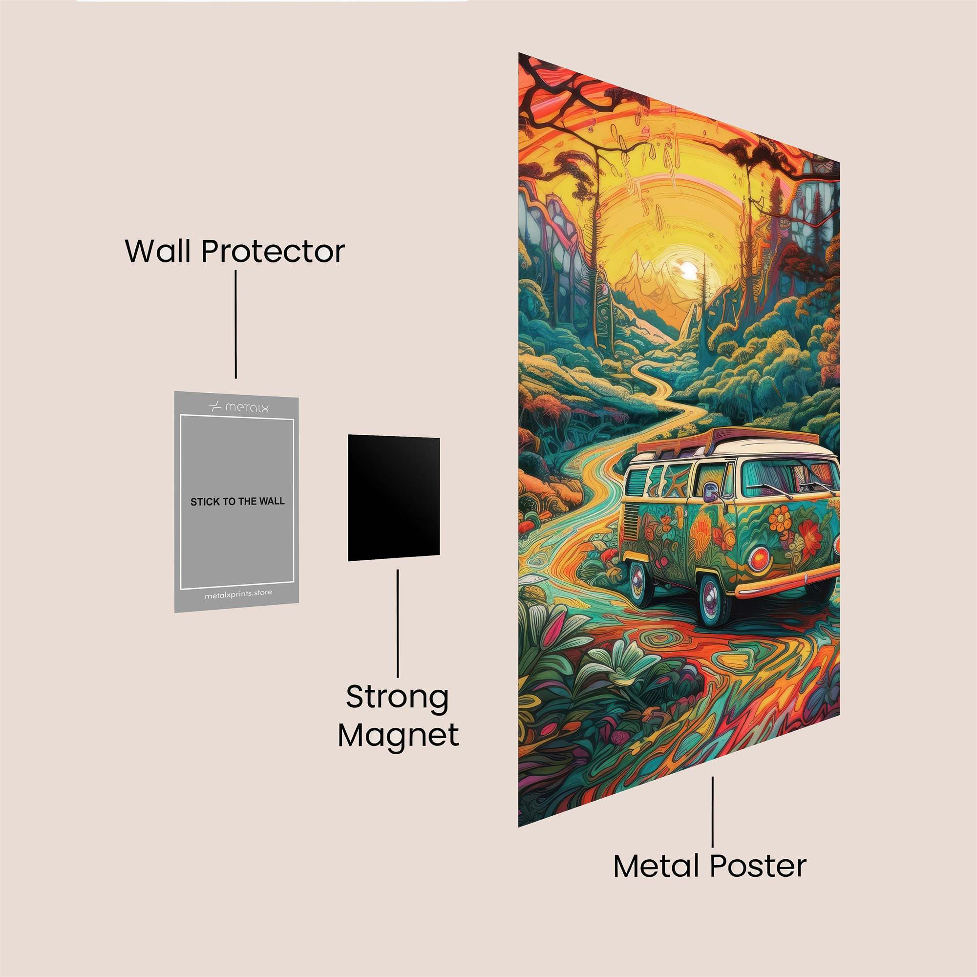 Adventure Bliss Safe Wall Magnetic / M