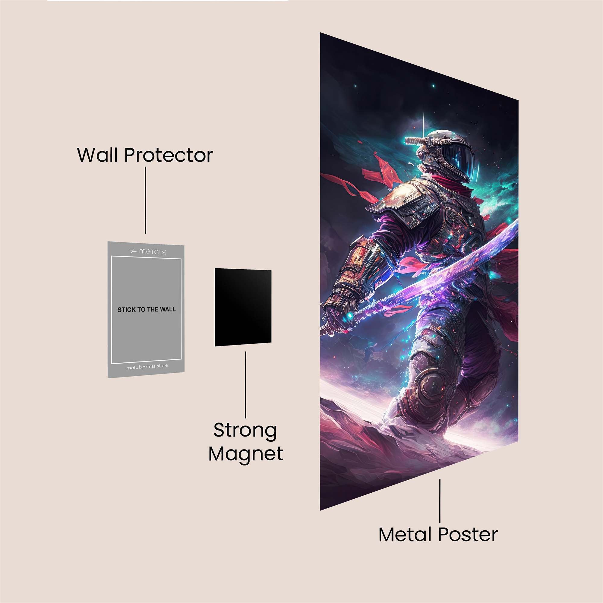 Samurai Serenity Safe Wall Magnetic / M