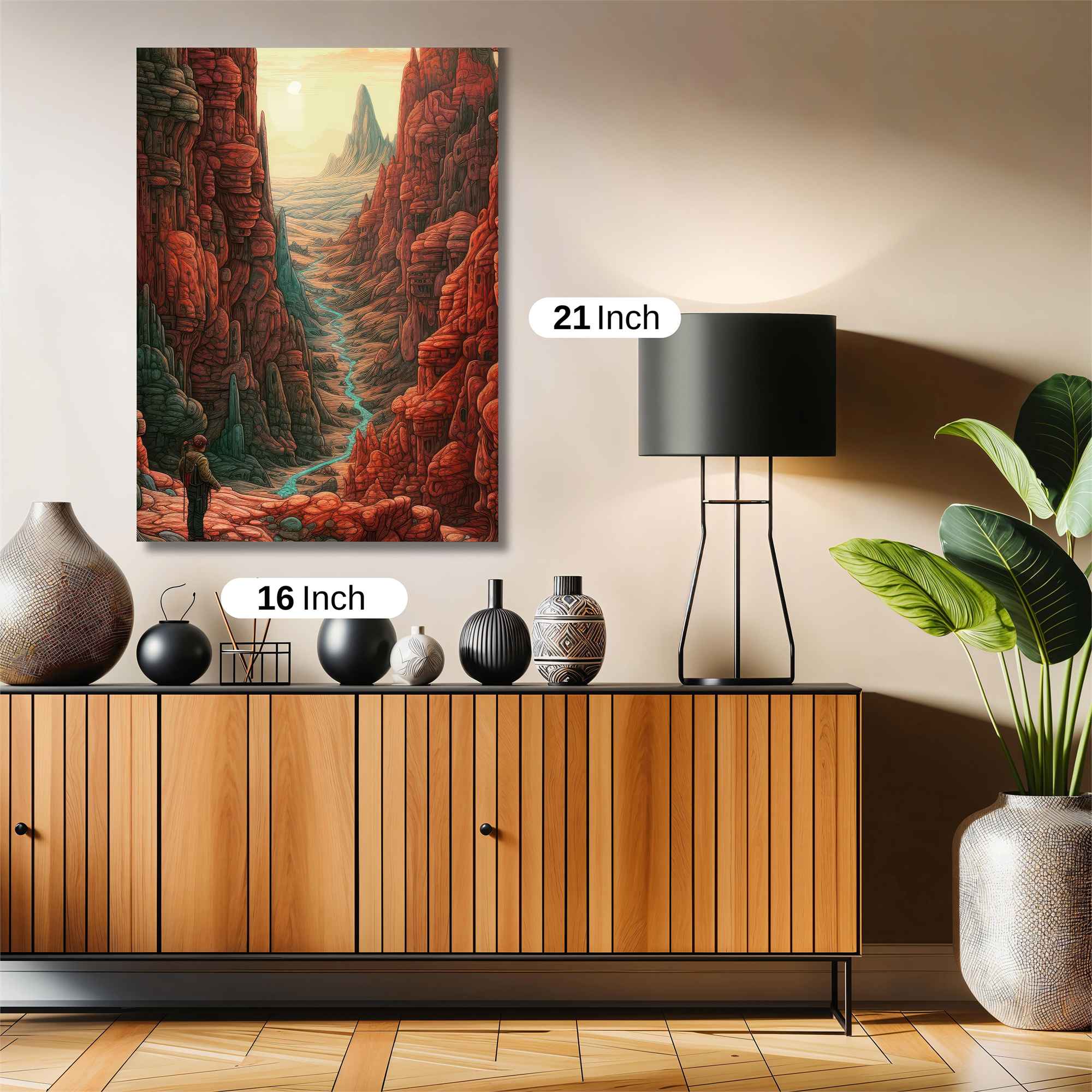 Canyon Serenity Safe Wall Magnetic / M