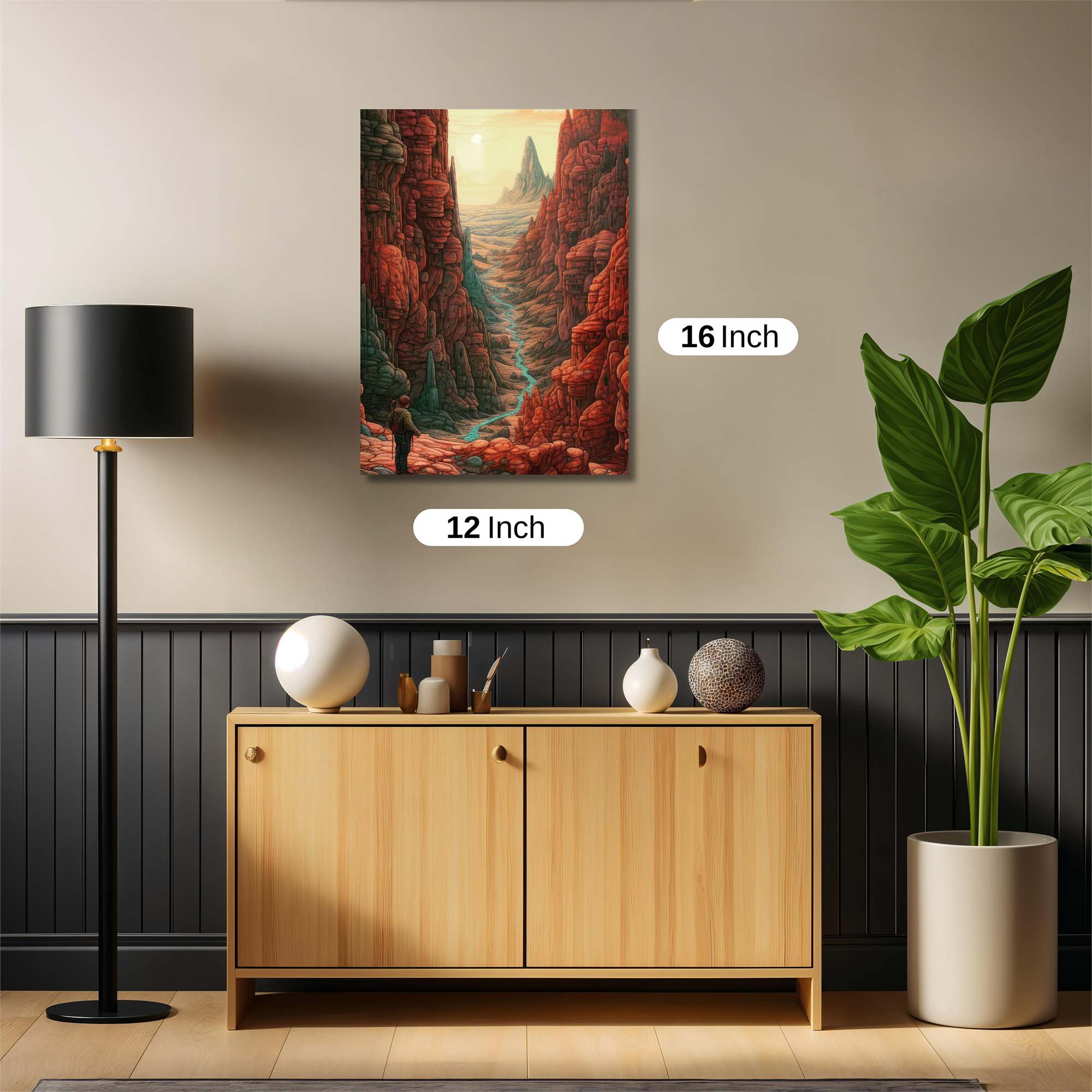 Canyon Serenity Safe Wall Magnetic / M