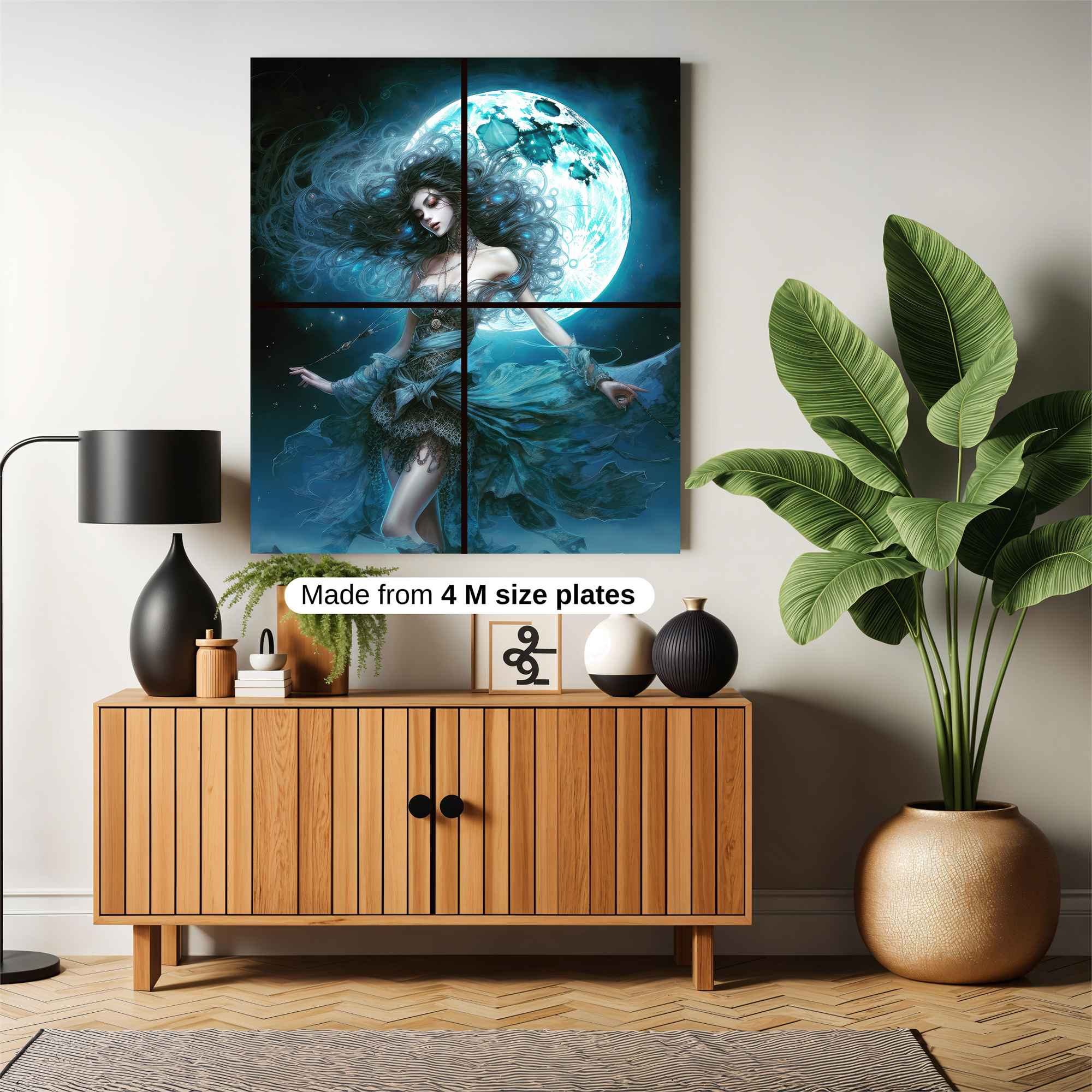 Moonlit Enchantress Safe Wall Magnetic / M