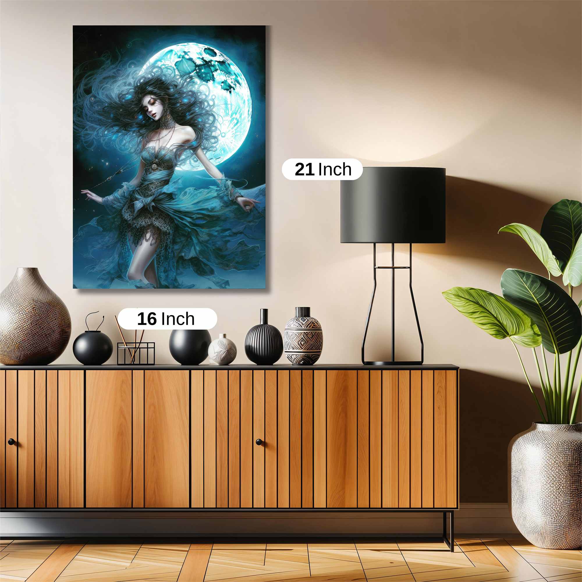 Moonlit Enchantress Safe Wall Magnetic / M