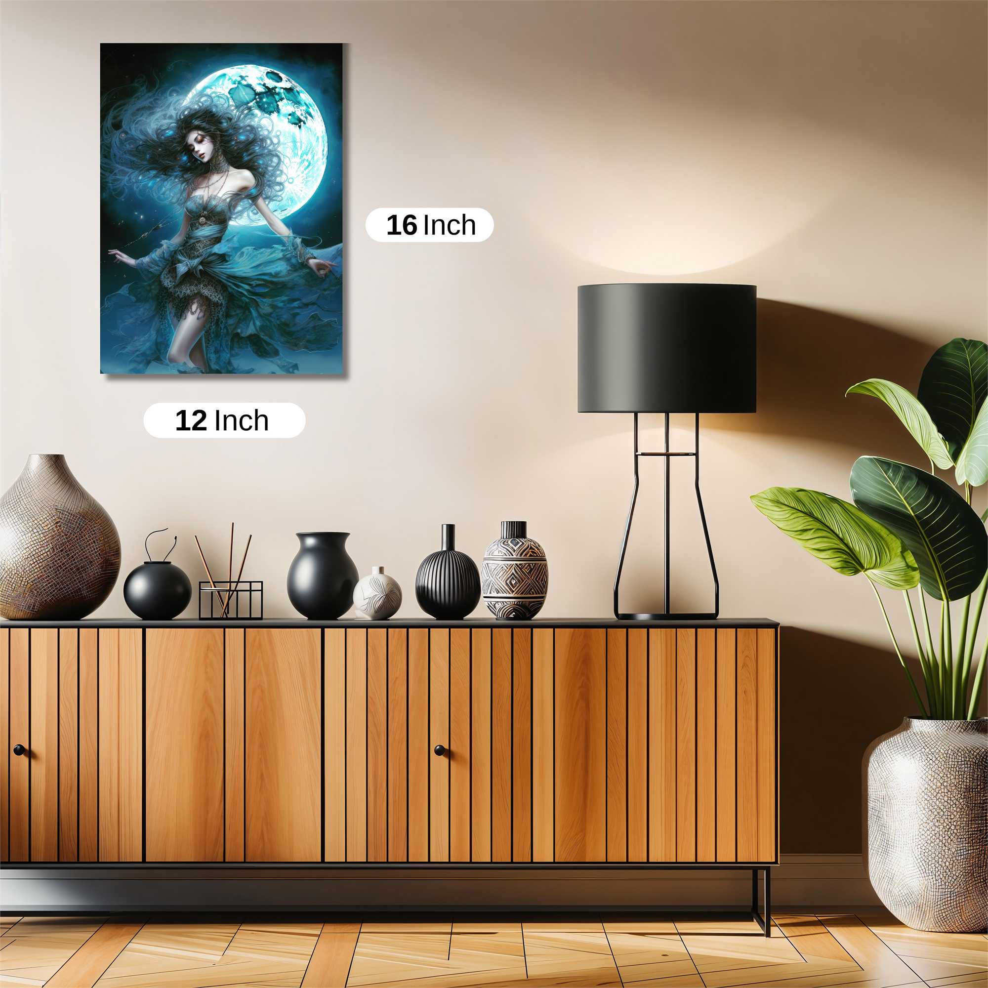 Moonlit Enchantress Safe Wall Magnetic / M