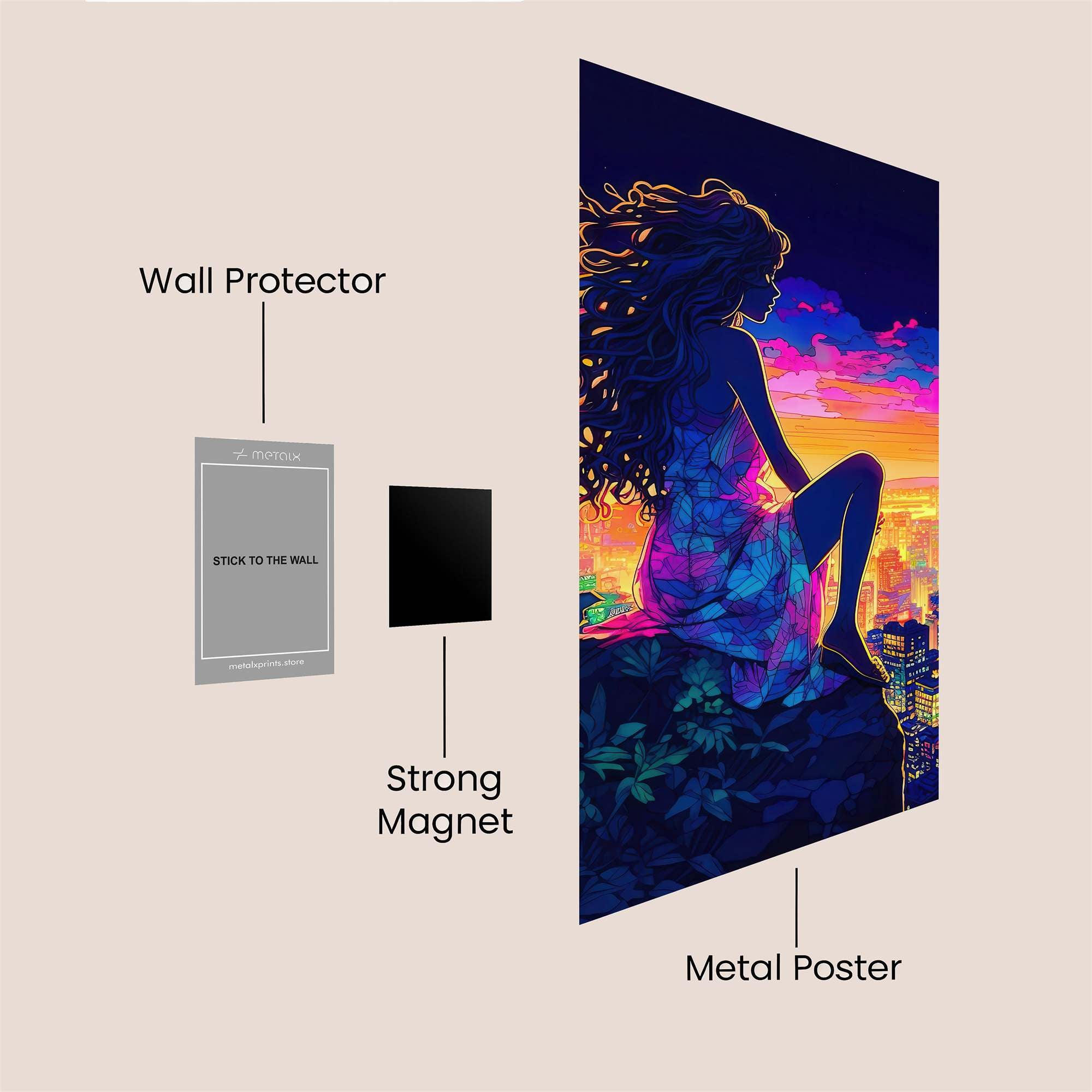Skydreamer Serene Safe Wall Magnetic / M