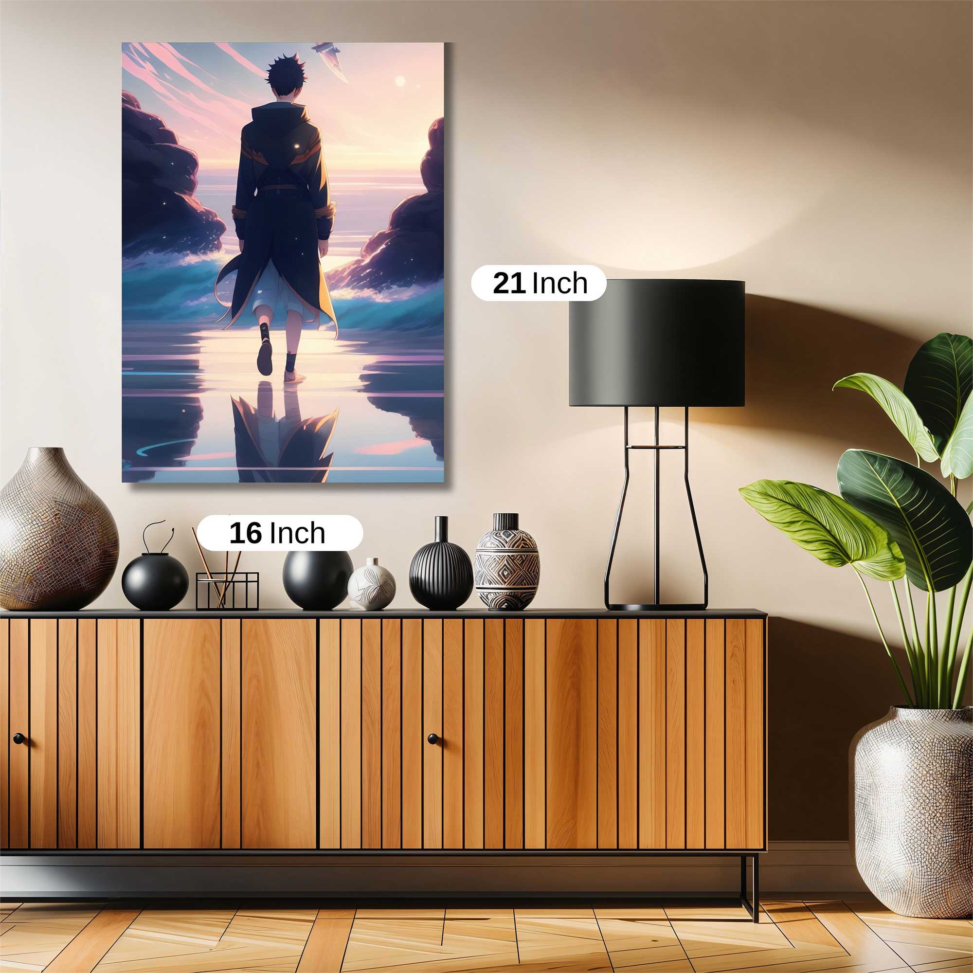 Sunset Solitude Safe Wall Magnetic / M