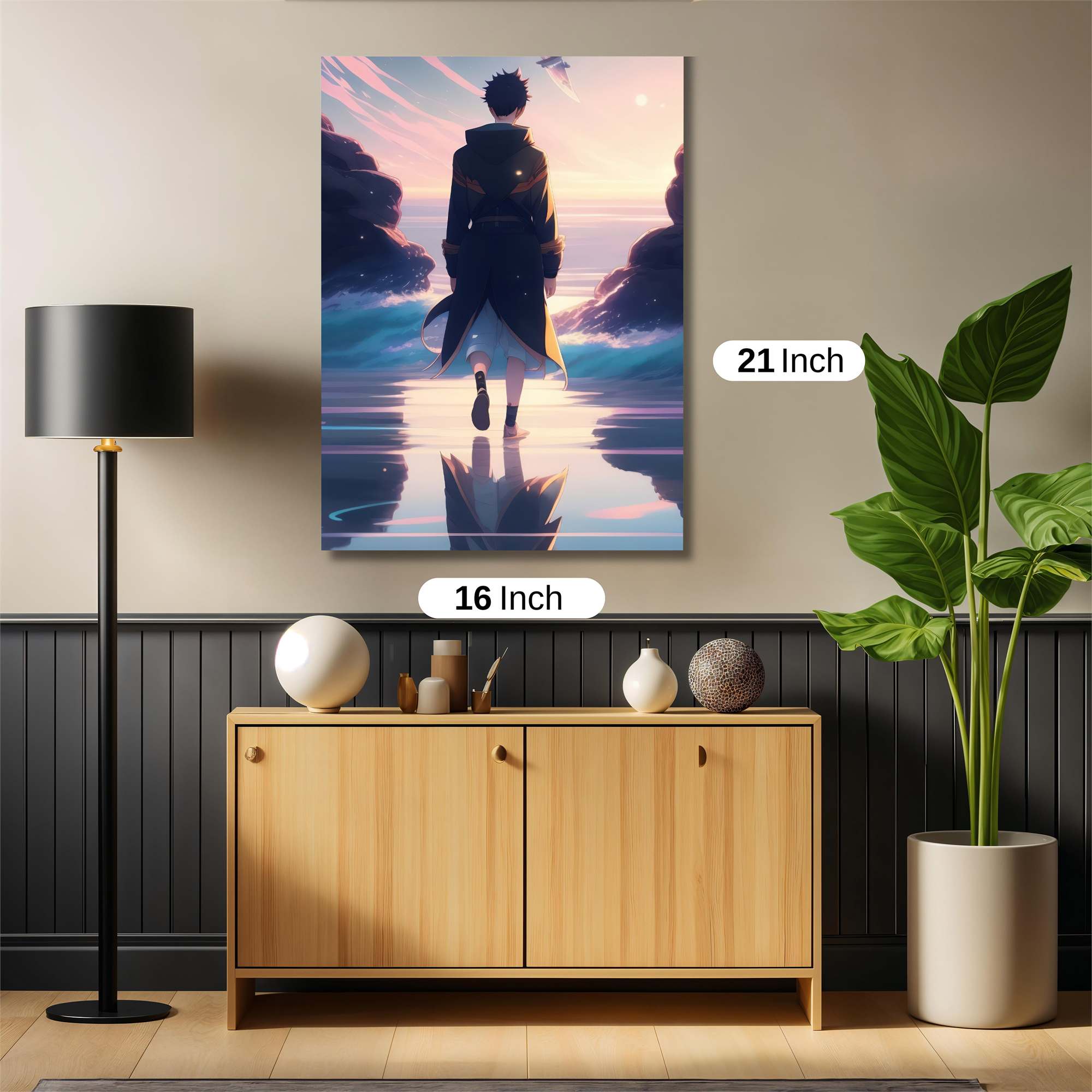 Sunset Solitude Safe Wall Magnetic / M