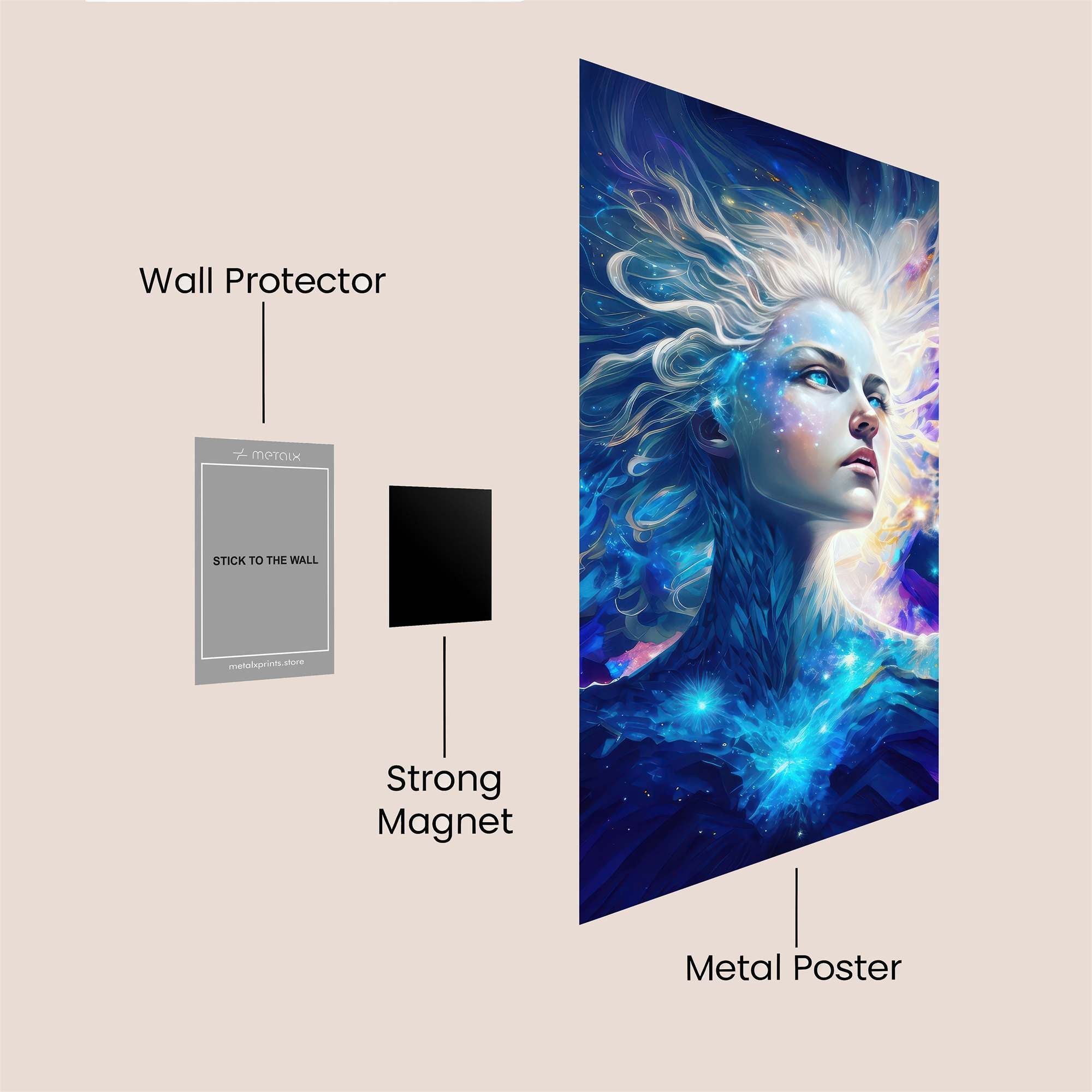 Cosmic Serenity Safe Wall Magnetic / M