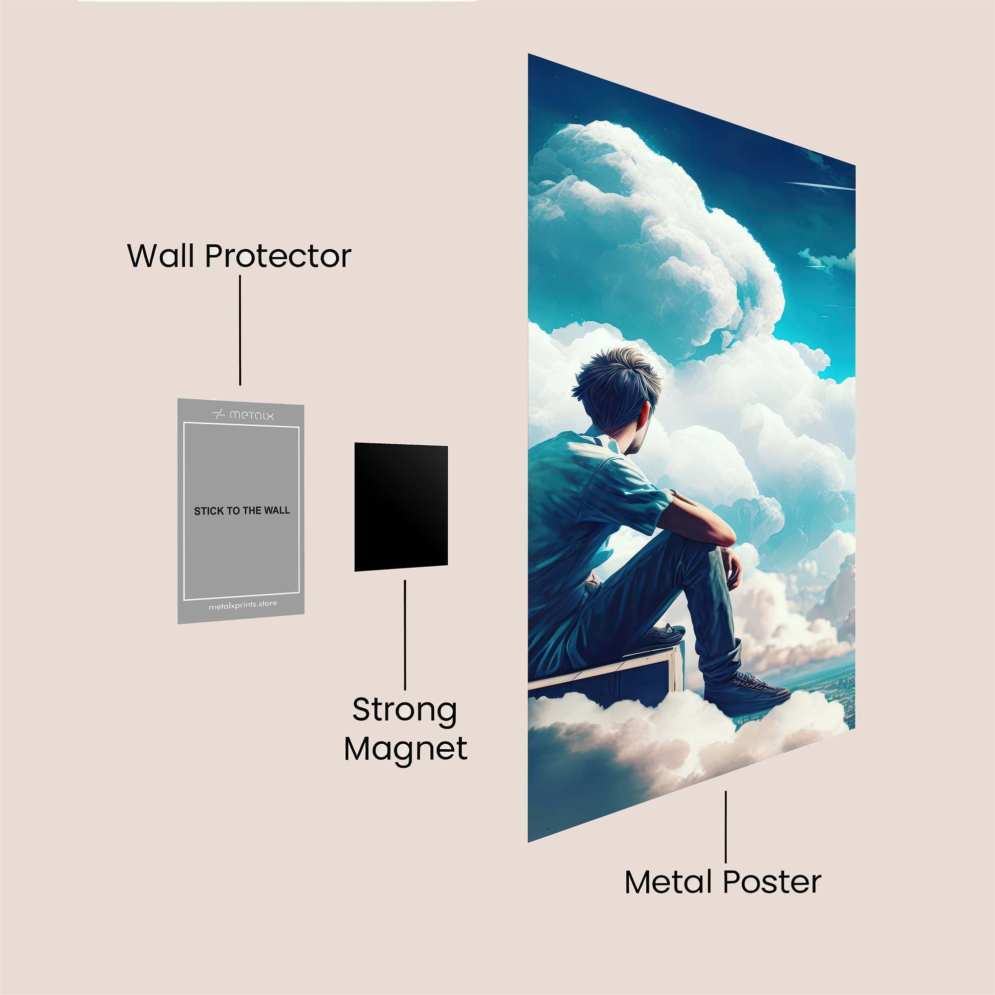 SkyDreamer Safe Wall Magnetic / M
