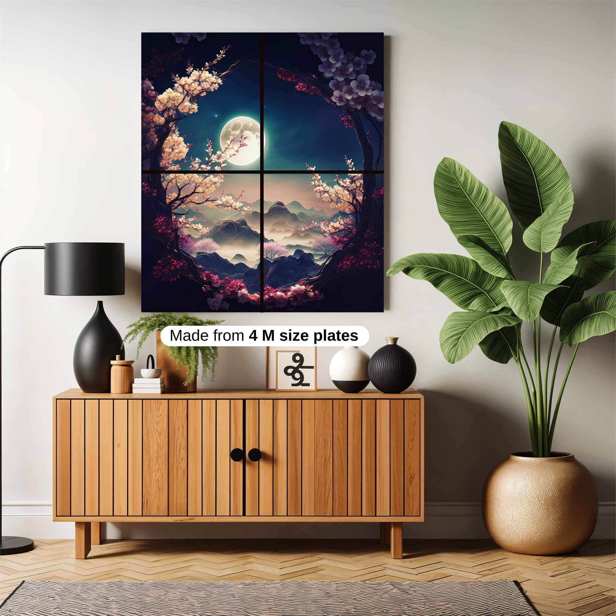 Moonlit Serenity Safe Wall Magnetic / M