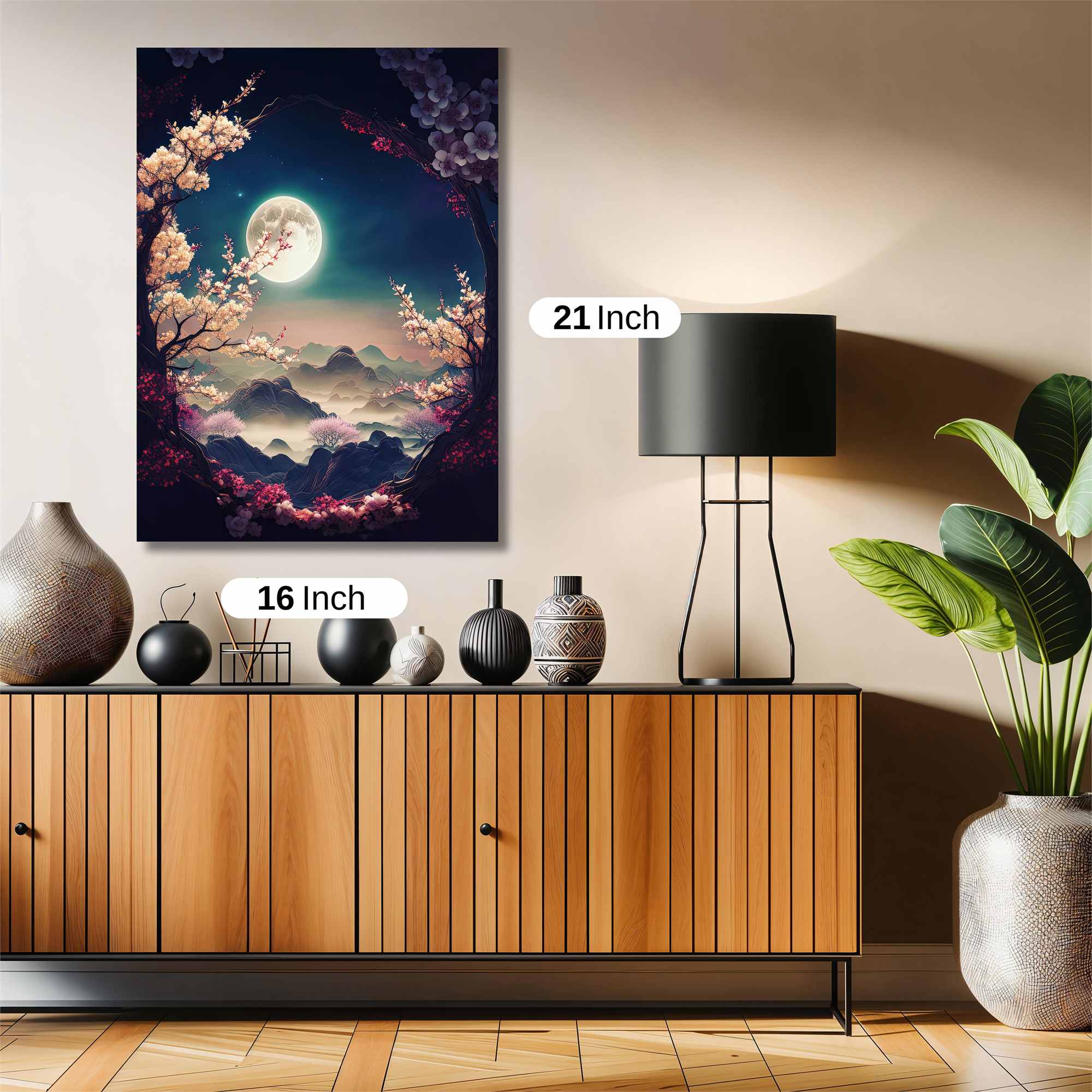 Moonlit Serenity Safe Wall Magnetic / M