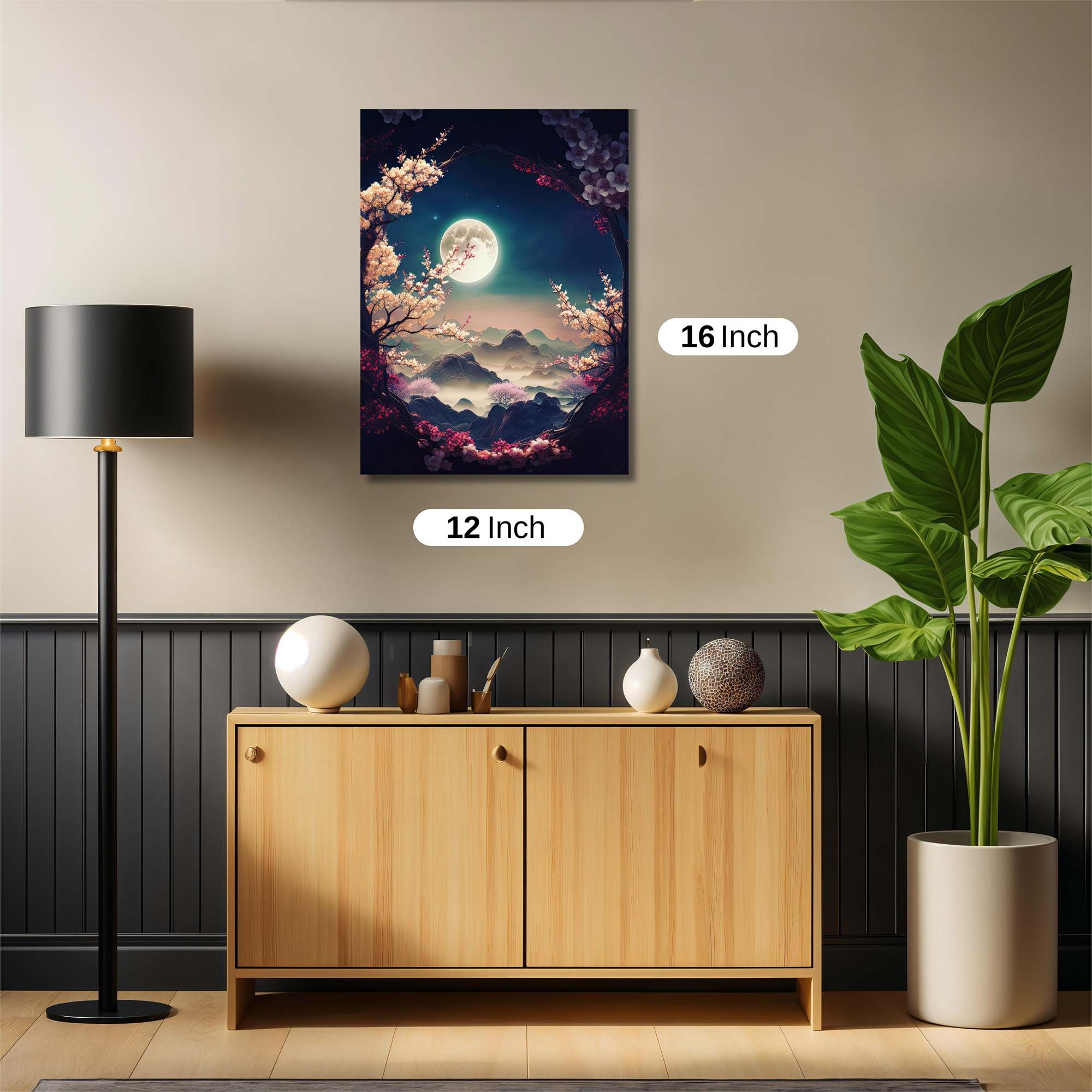 Moonlit Serenity Safe Wall Magnetic / M