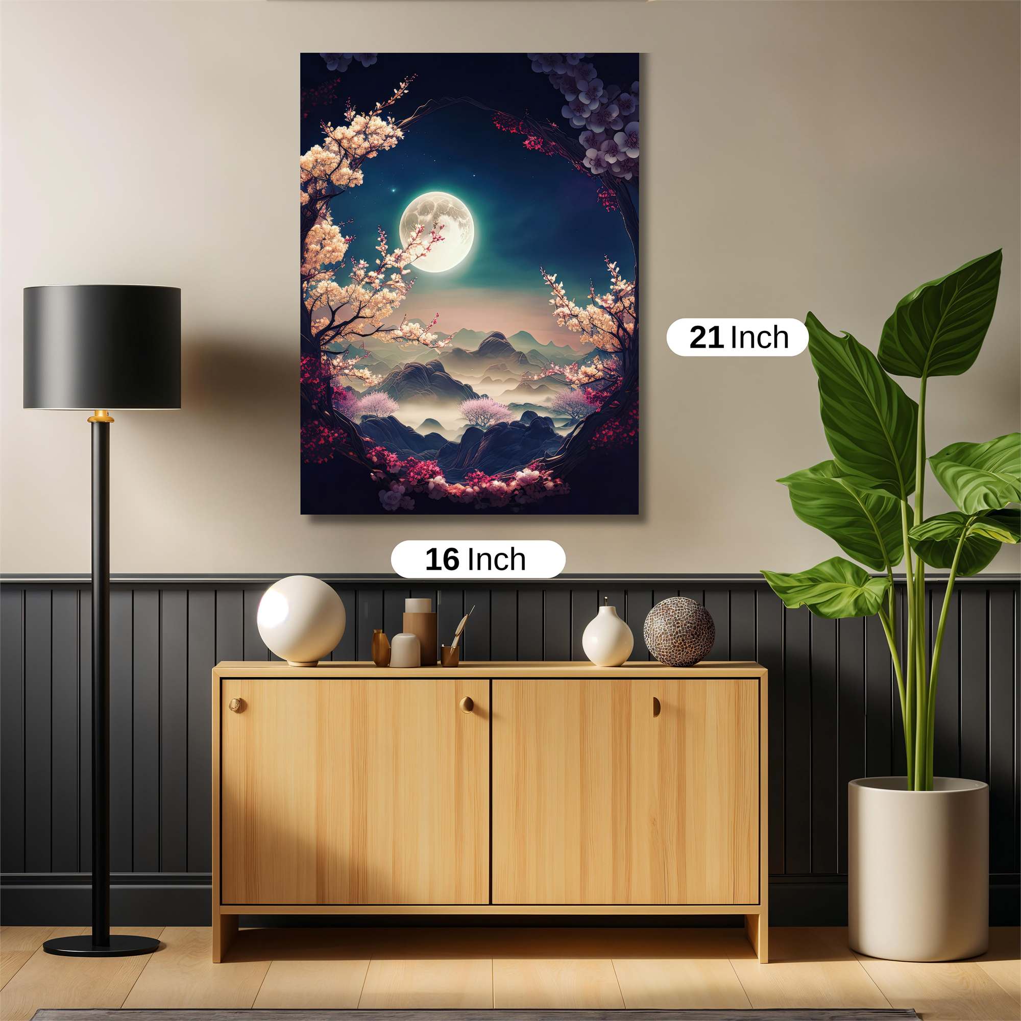 Moonlit Serenity Safe Wall Magnetic / M