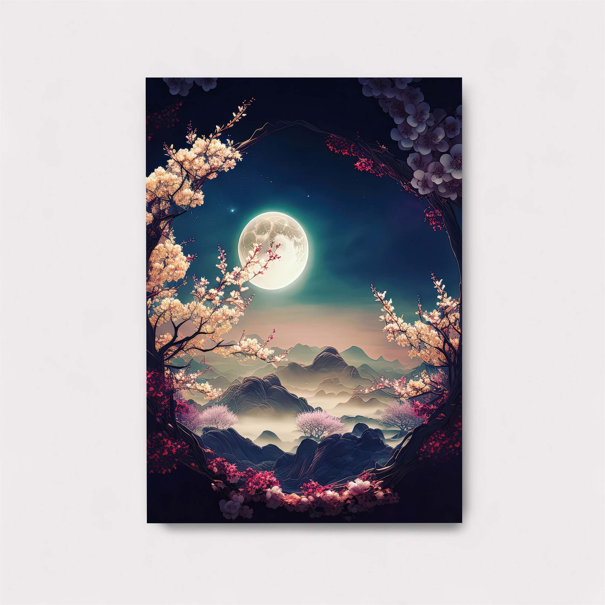Moonlit Serenity Safe Wall Magnetic / M