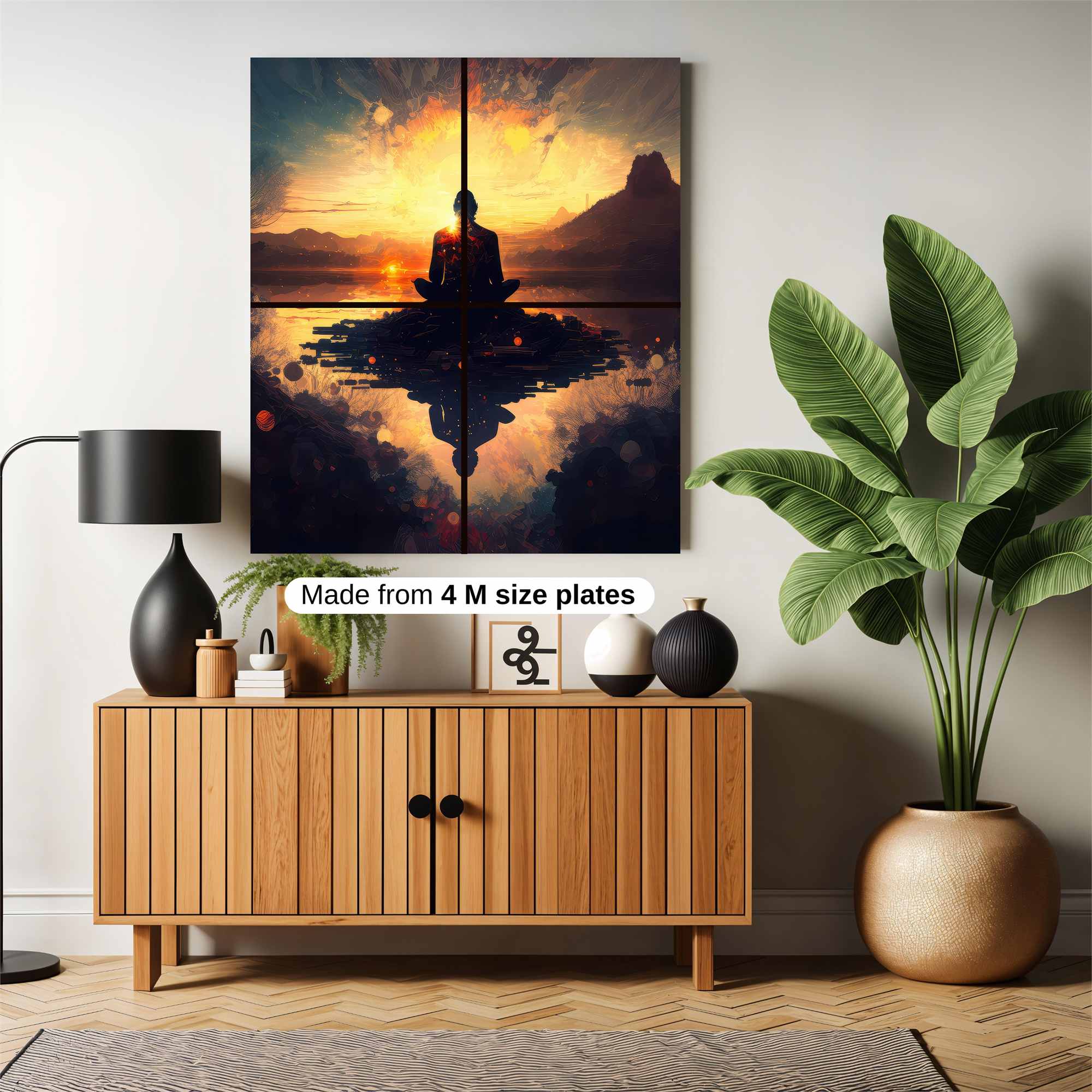 Meditative Glow Safe Wall Magnetic / M