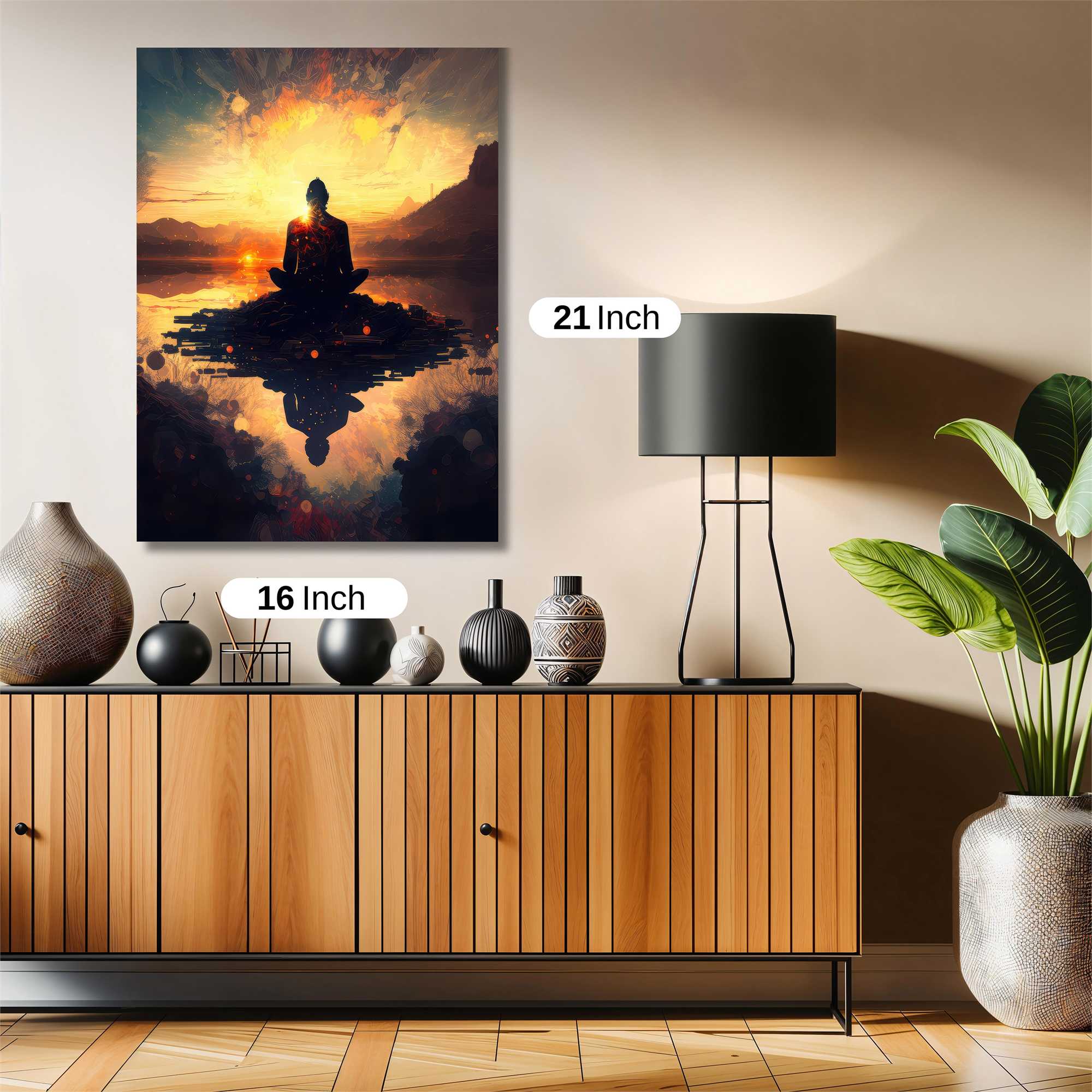 Meditative Glow Safe Wall Magnetic / M