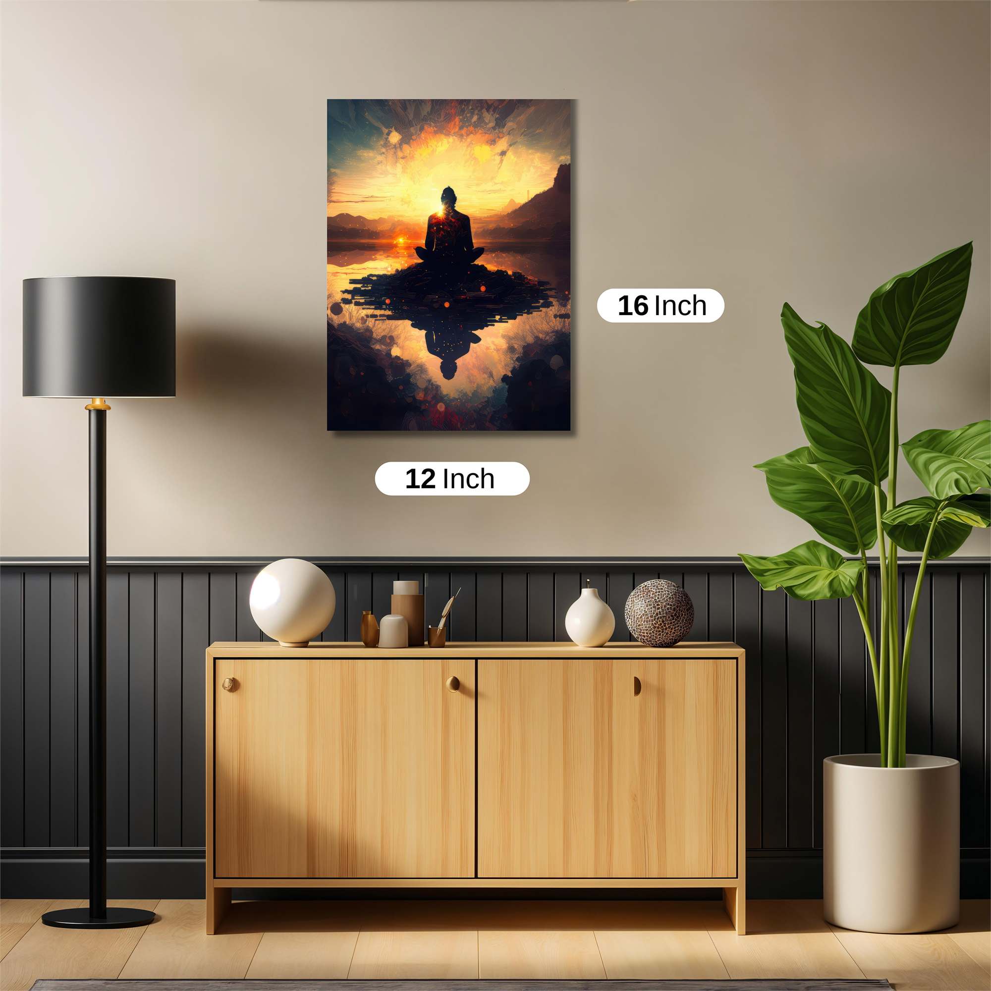 Meditative Glow Safe Wall Magnetic / M