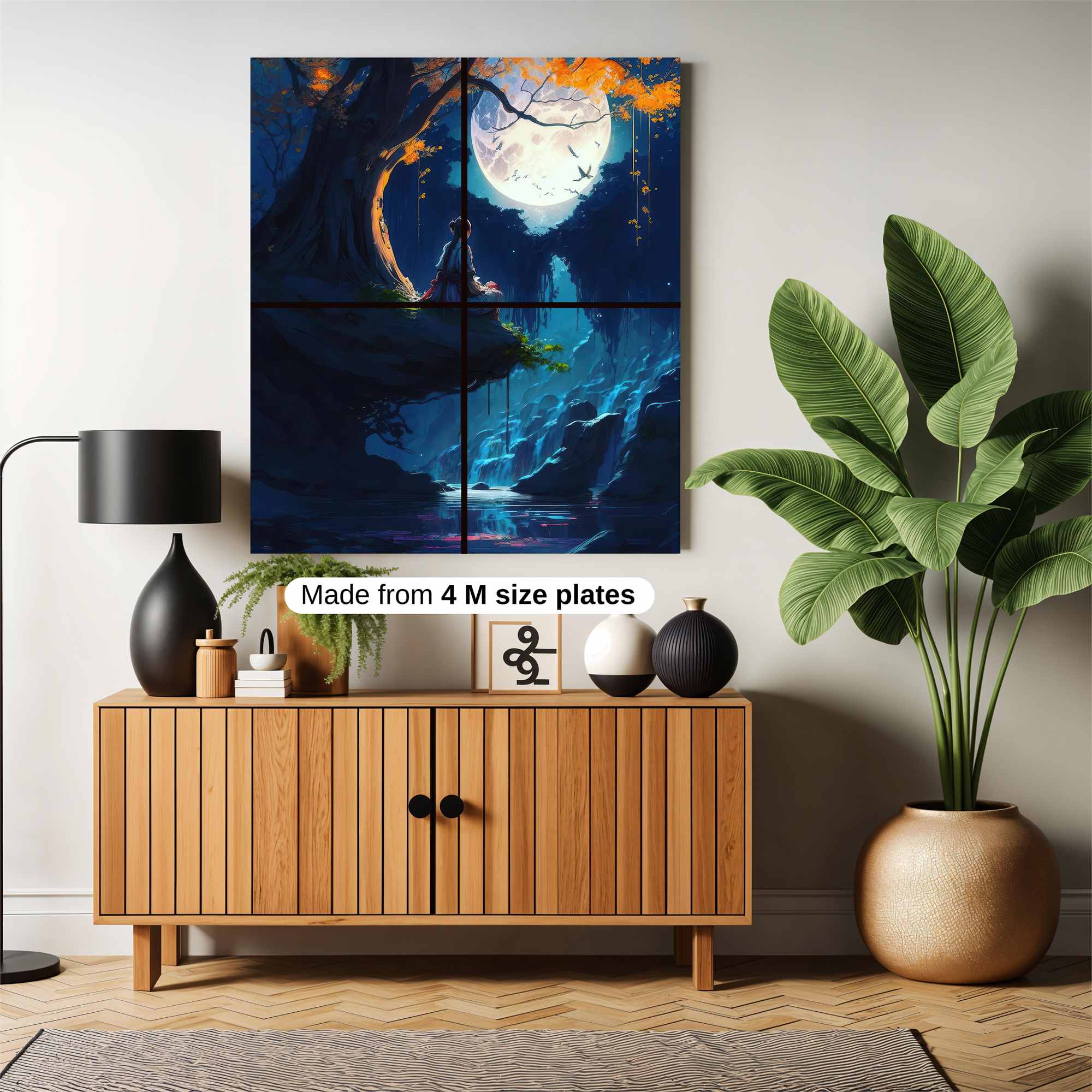 Moonlit Serenity Safe Wall Magnetic / M