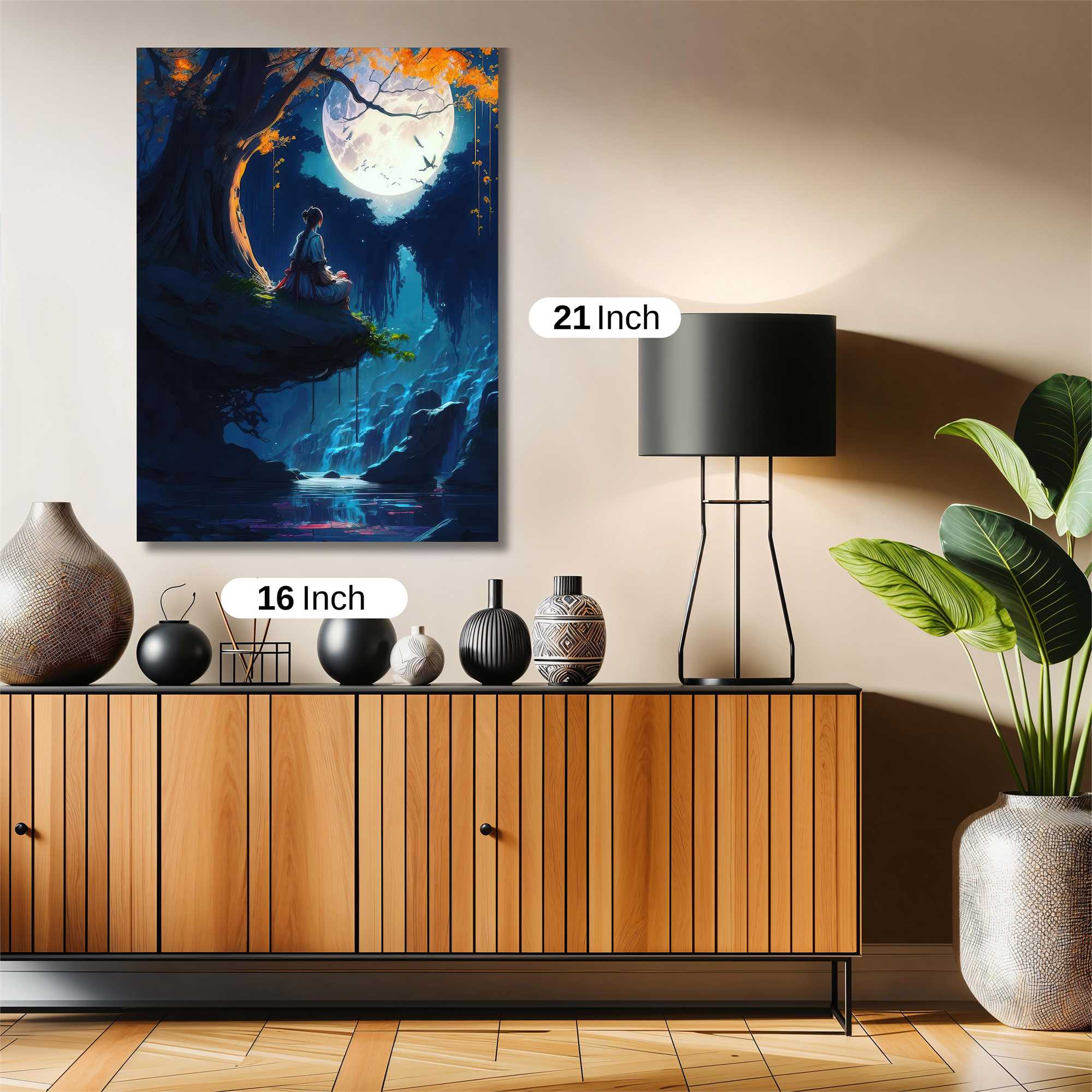 Moonlit Serenity Safe Wall Magnetic / M