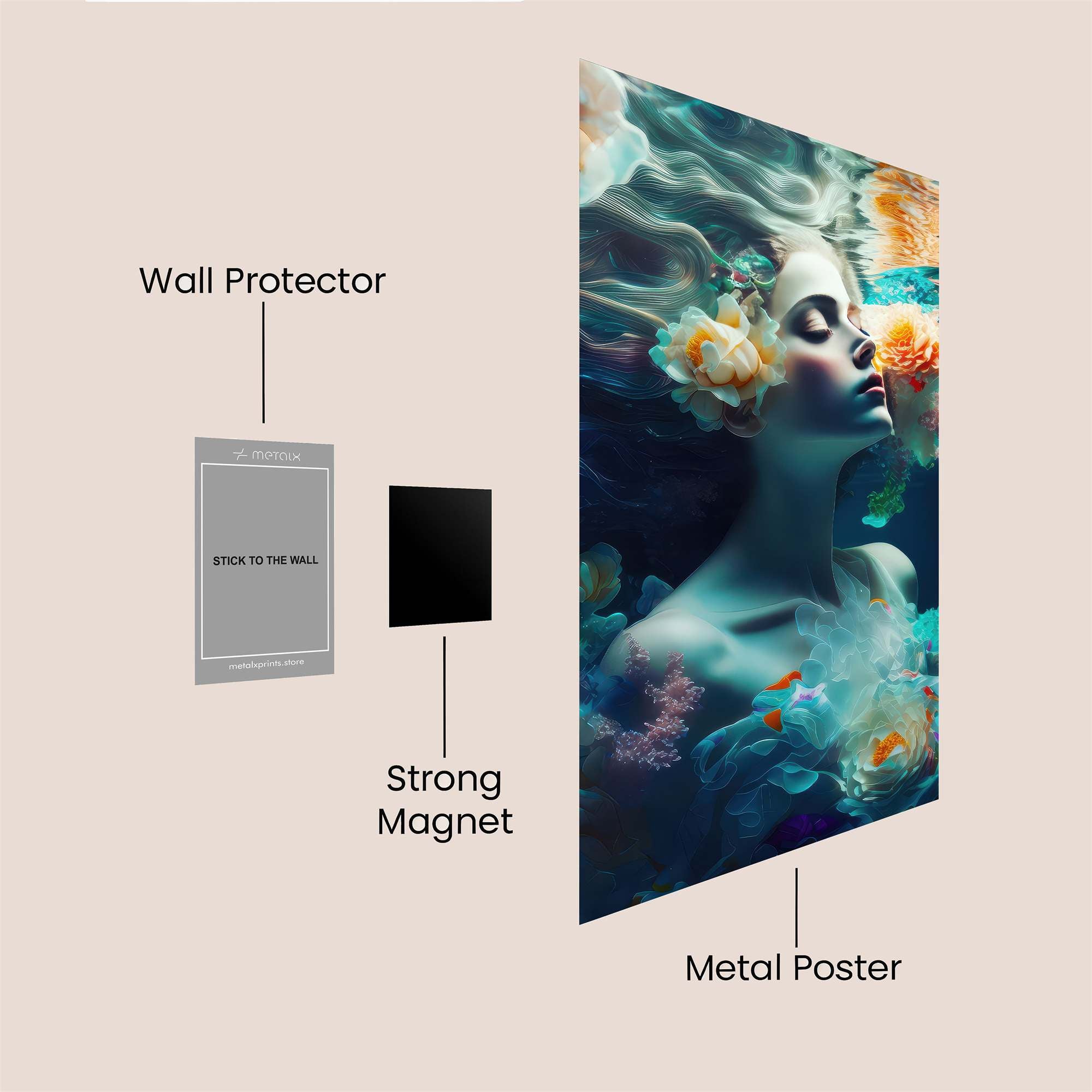 Siren Serenity Safe Wall Magnetic / M