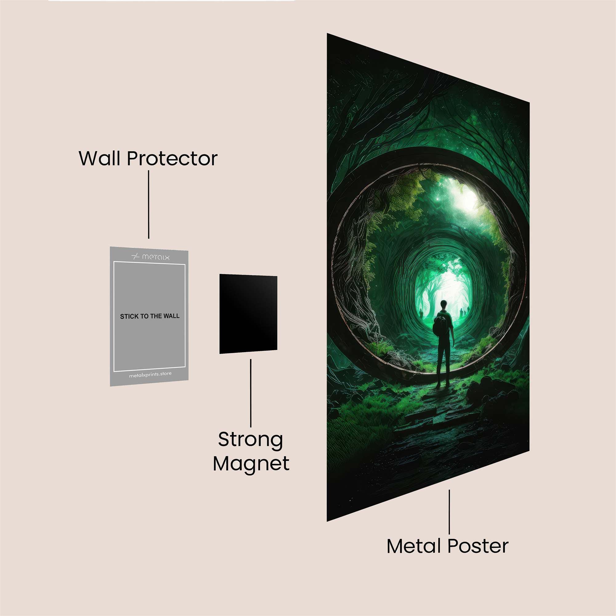 Portal Enigma Safe Wall Magnetic / M