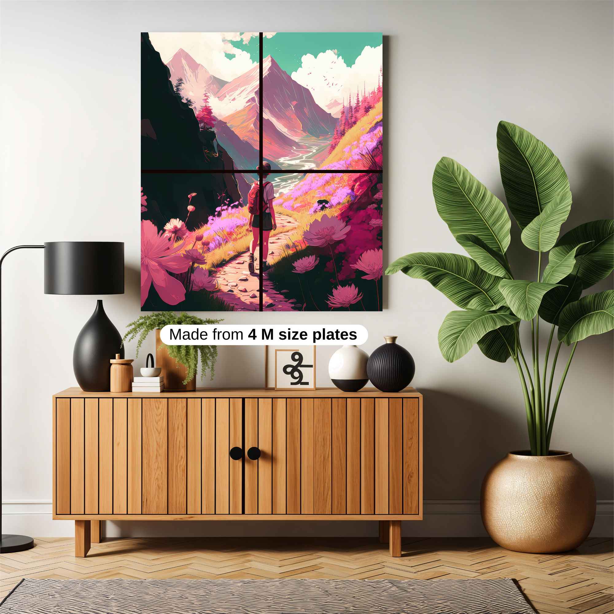 Mountain Dreamscape Safe Wall Magnetic / M
