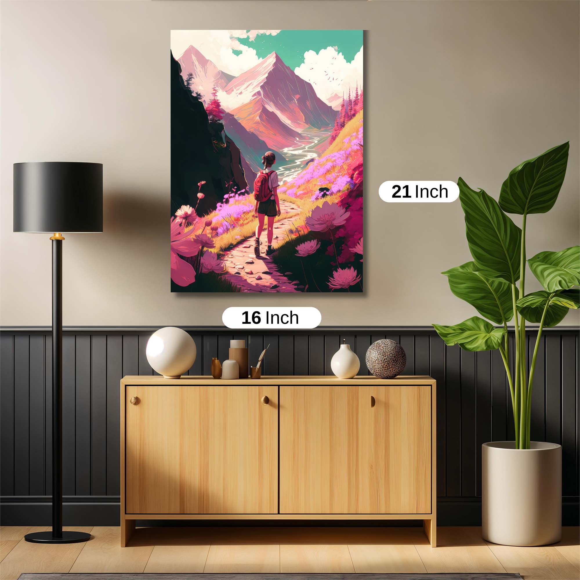 Mountain Dreamscape Safe Wall Magnetic / M