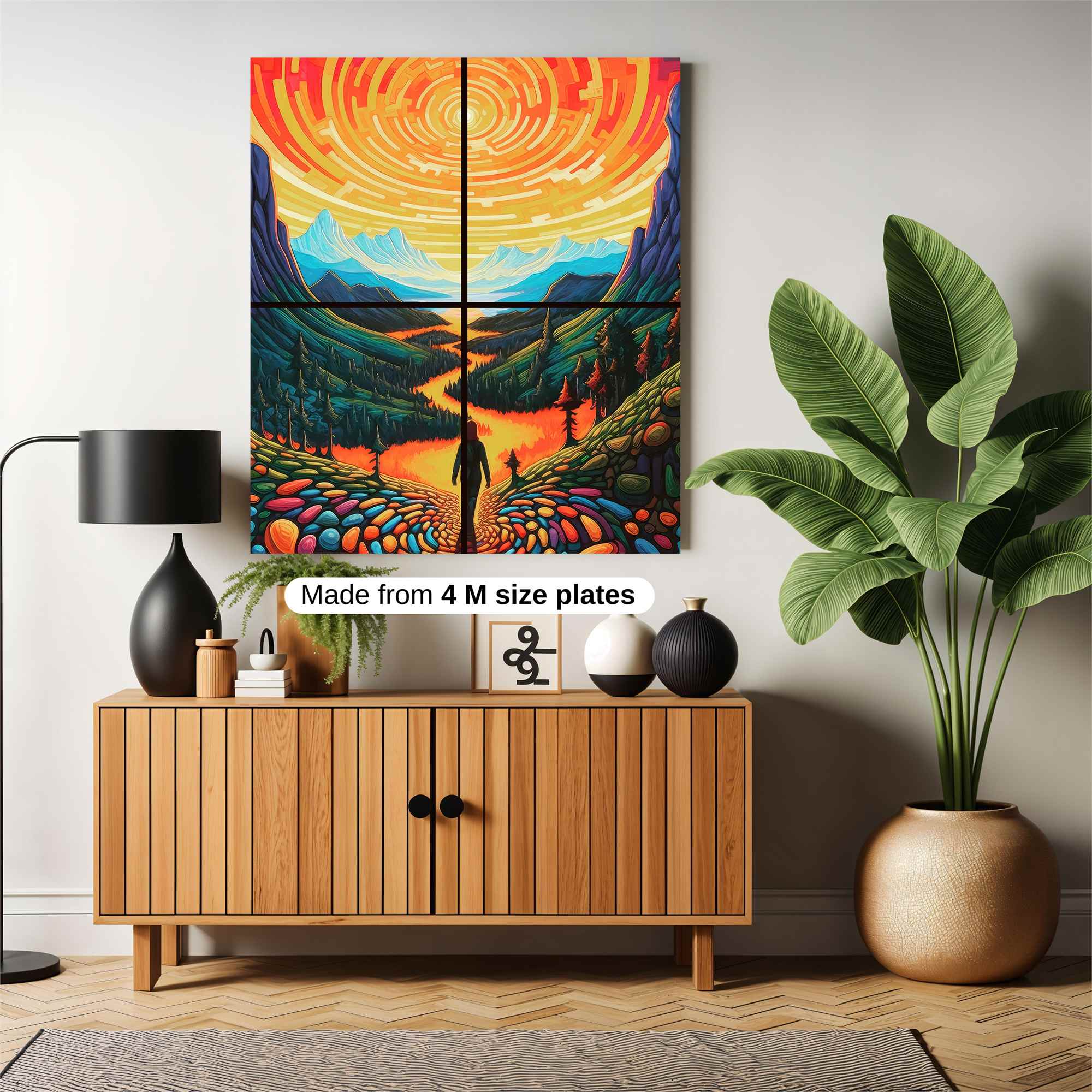 Sunrise Serenity Safe Wall Magnetic / M