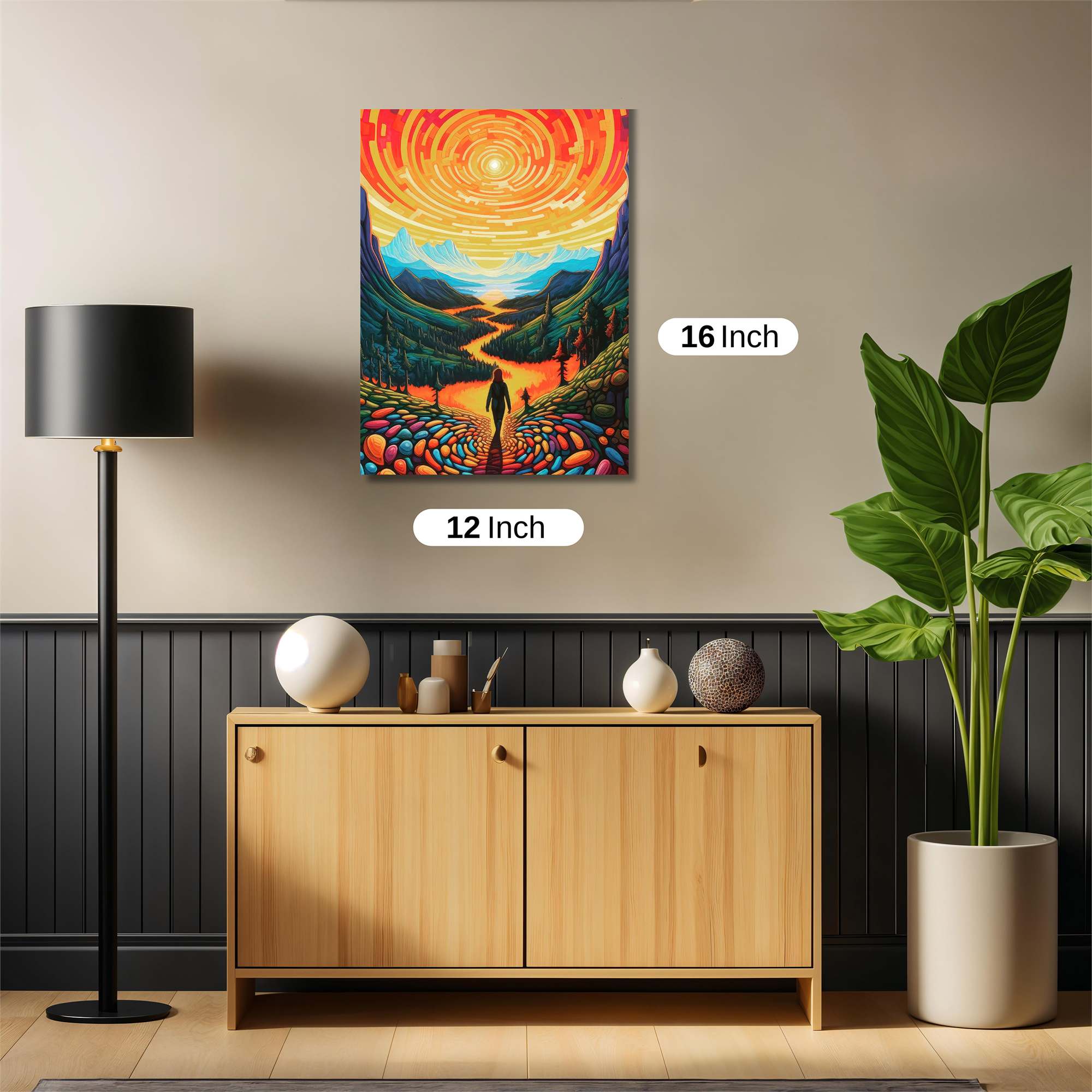 Sunrise Serenity Safe Wall Magnetic / M