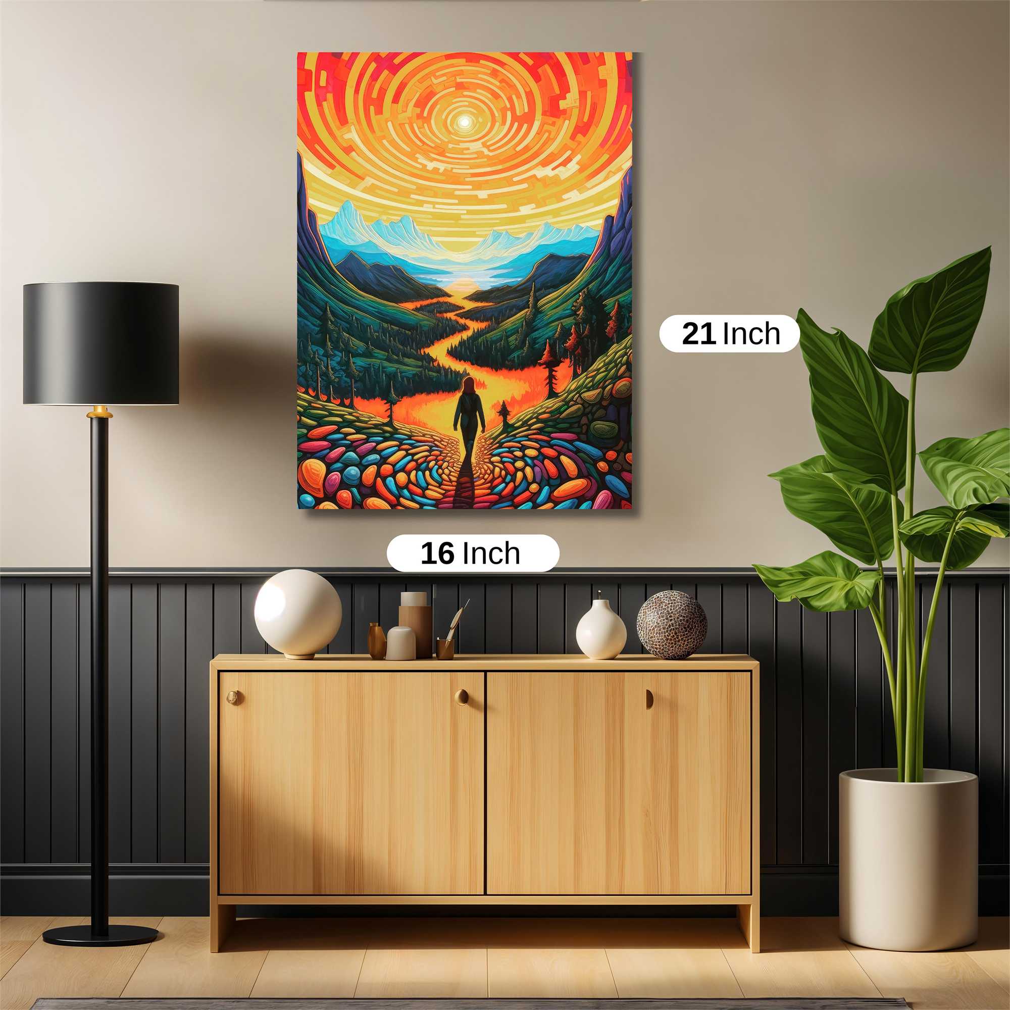 Sunrise Serenity Safe Wall Magnetic / M