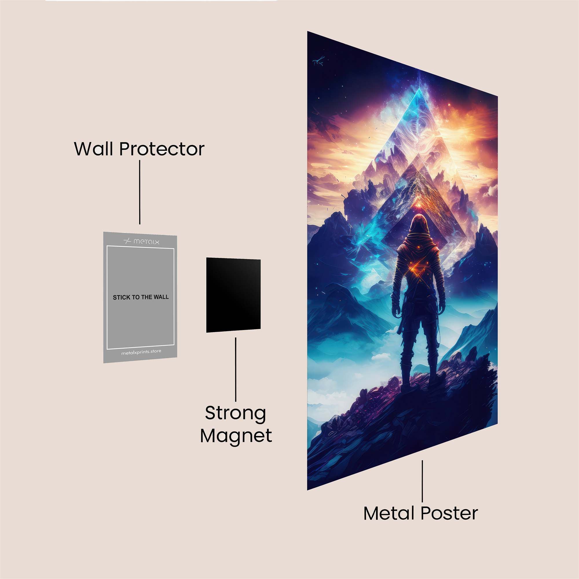 Explorer Awe Safe Wall Magnetic / M