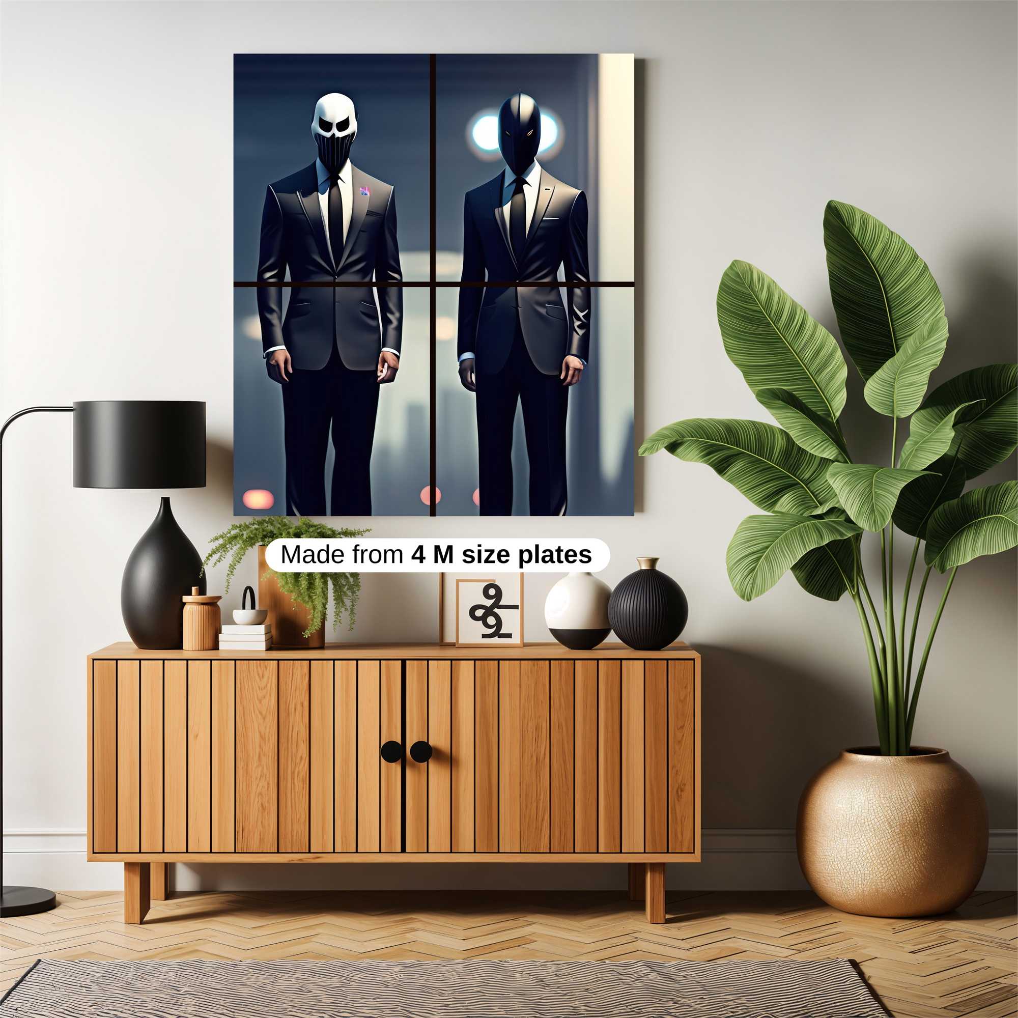 Masked Mystery Safe Wall Magnetic / M