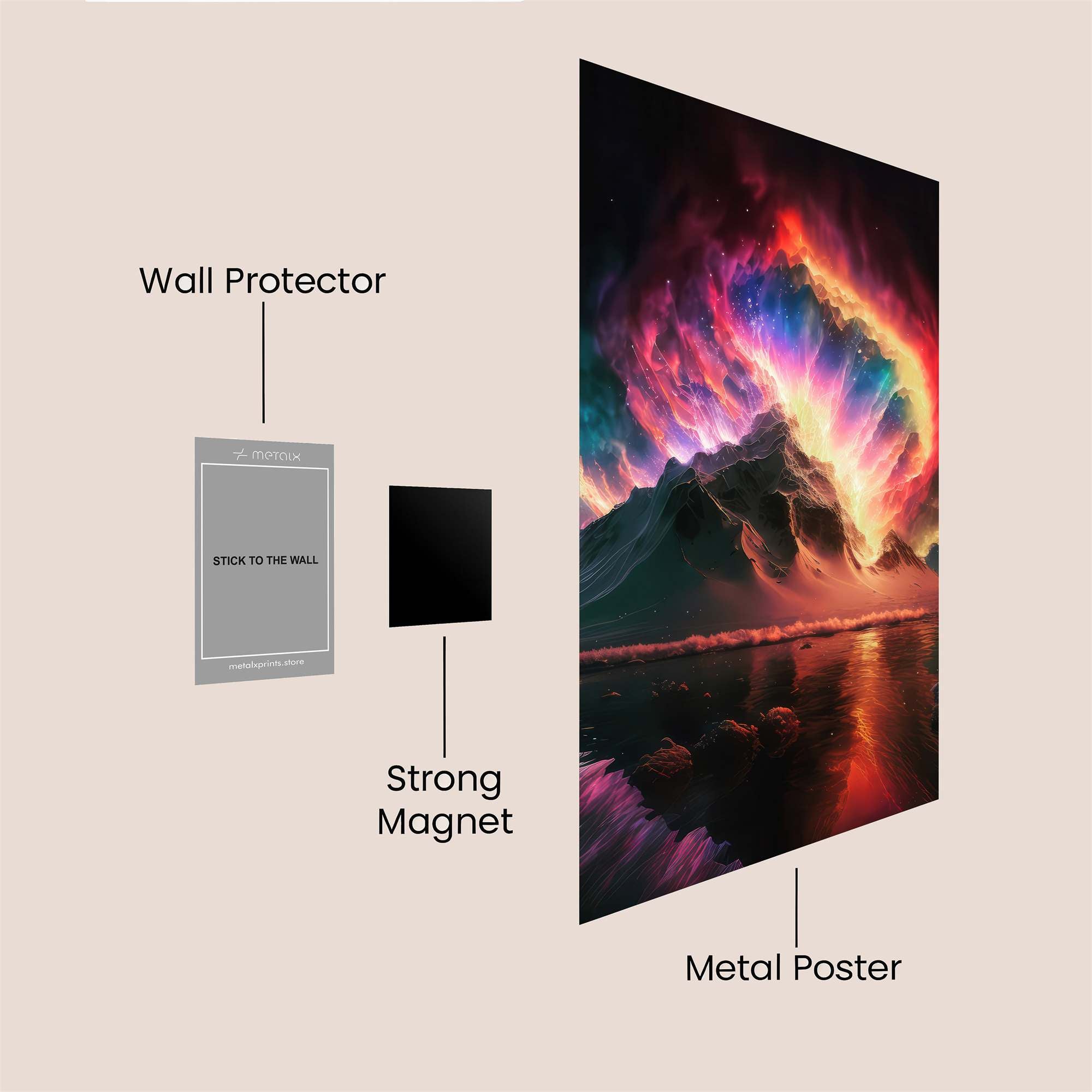 Aurora Dream Safe Wall Magnetic / M