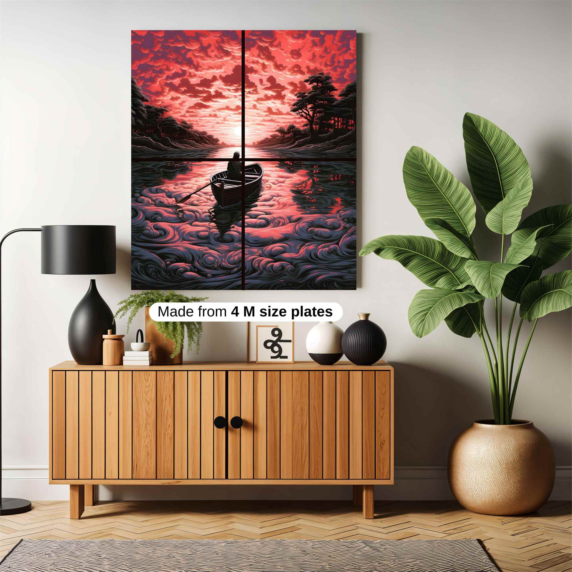 Sunset Solitude Safe Wall Magnetic / M