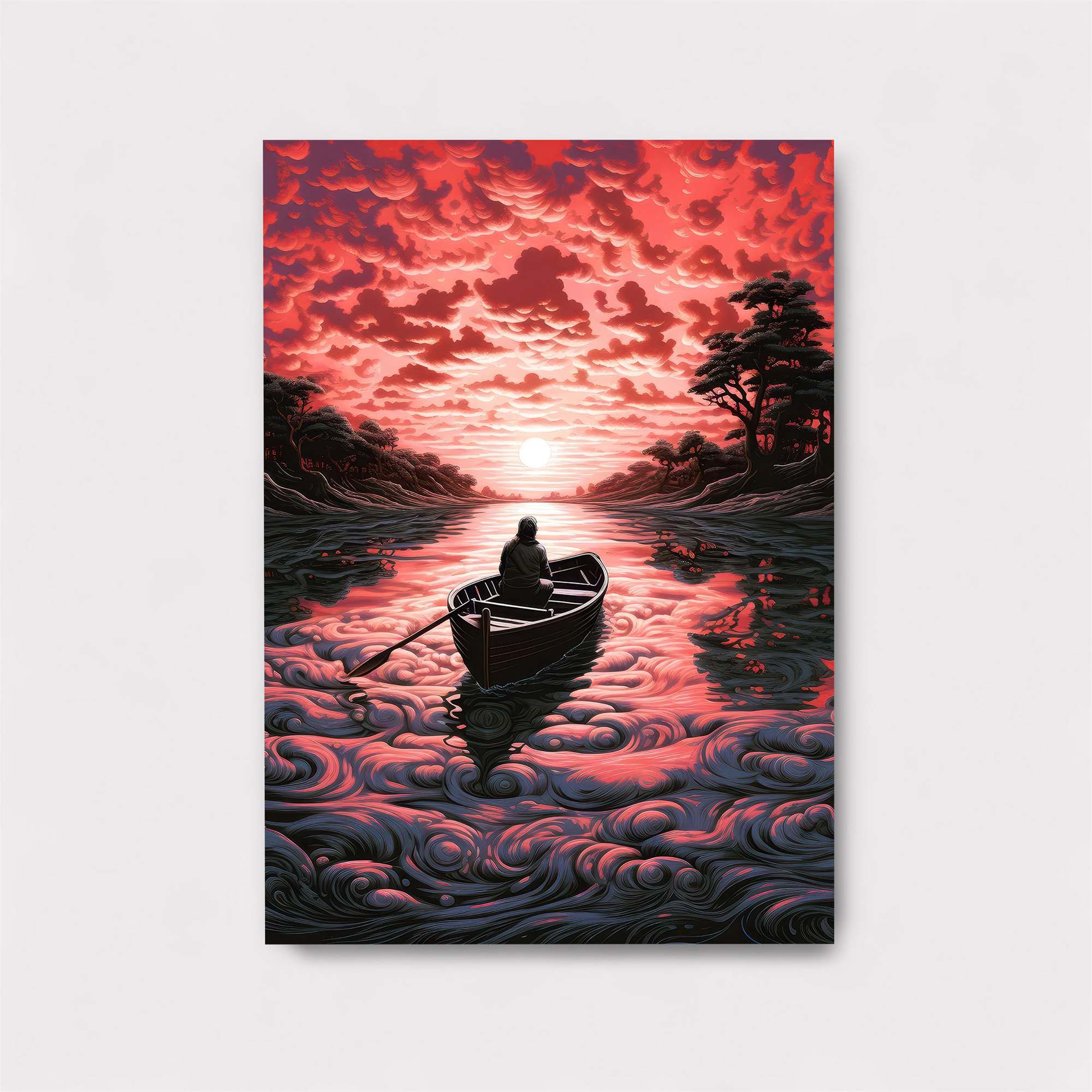 Sunset Solitude Safe Wall Magnetic / M