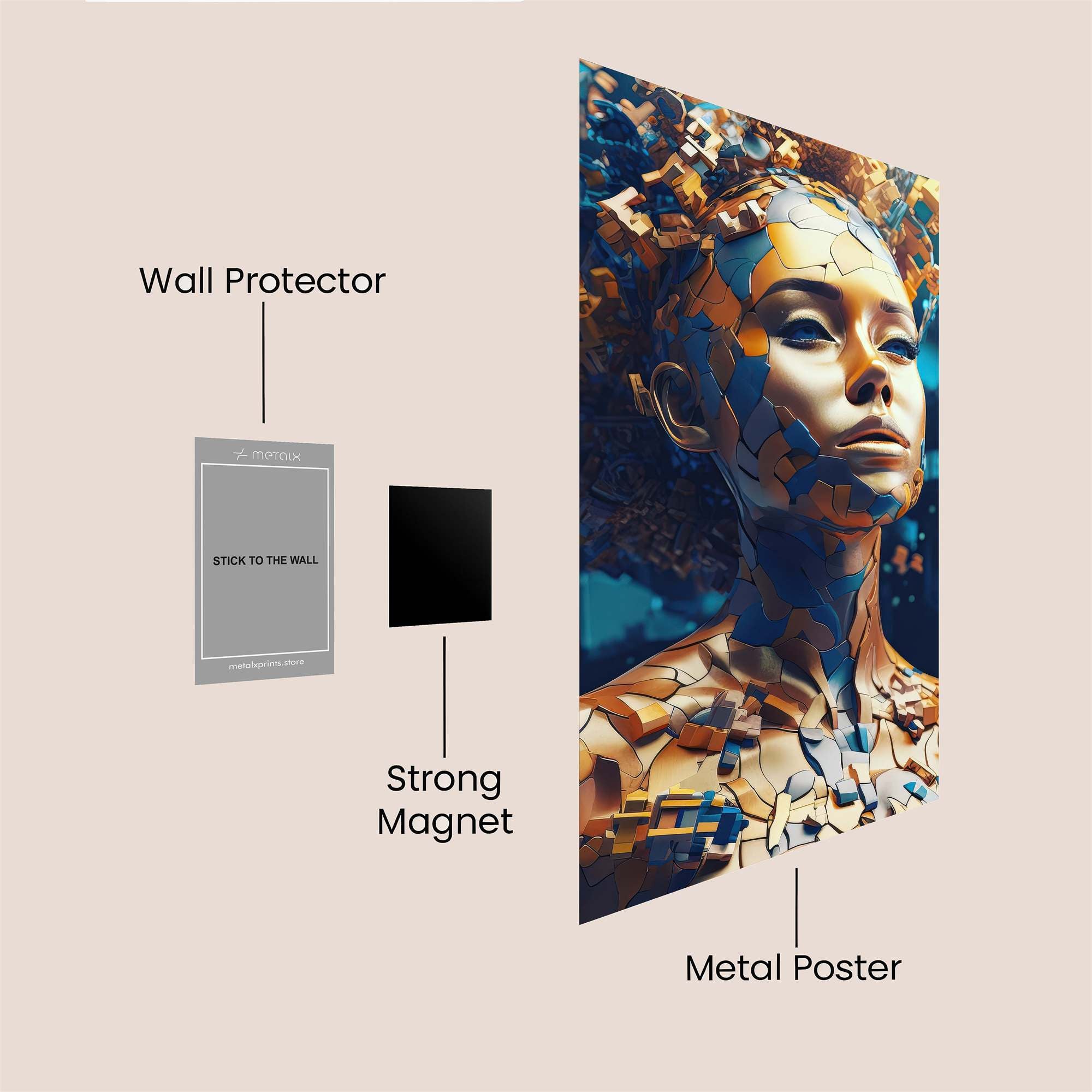 Mosaic Majesty Safe Wall Magnetic / M