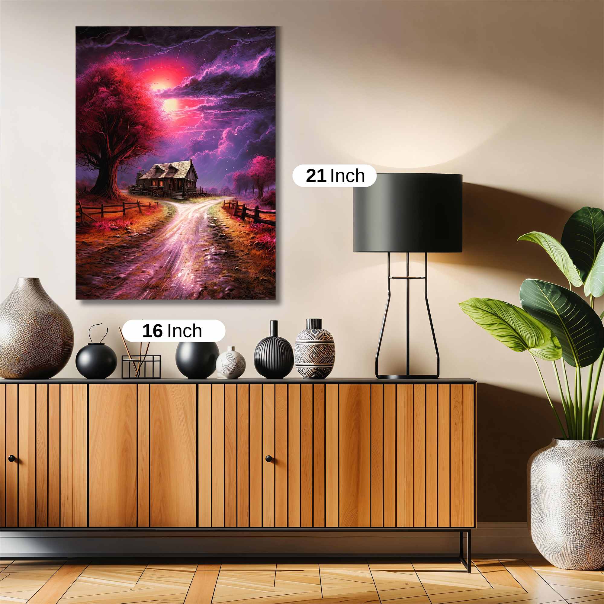 Cabin Twilight Safe Wall Magnetic / M