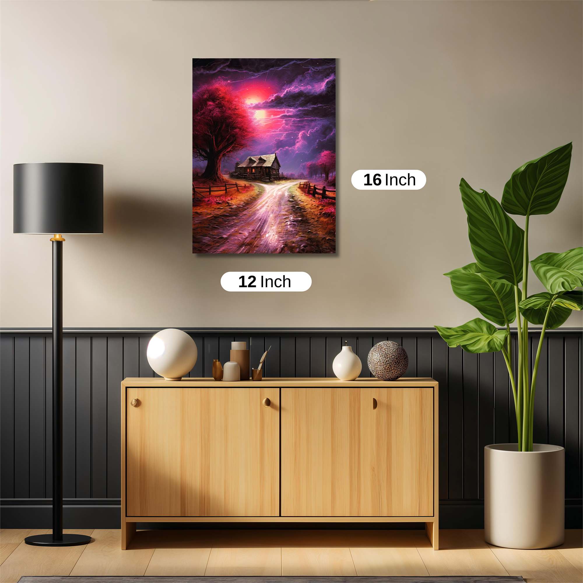 Cabin Twilight Safe Wall Magnetic / M